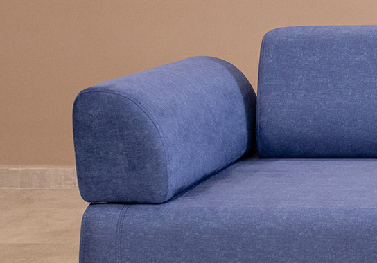 Infinity 3-Sitzer Schlafsofa Blau