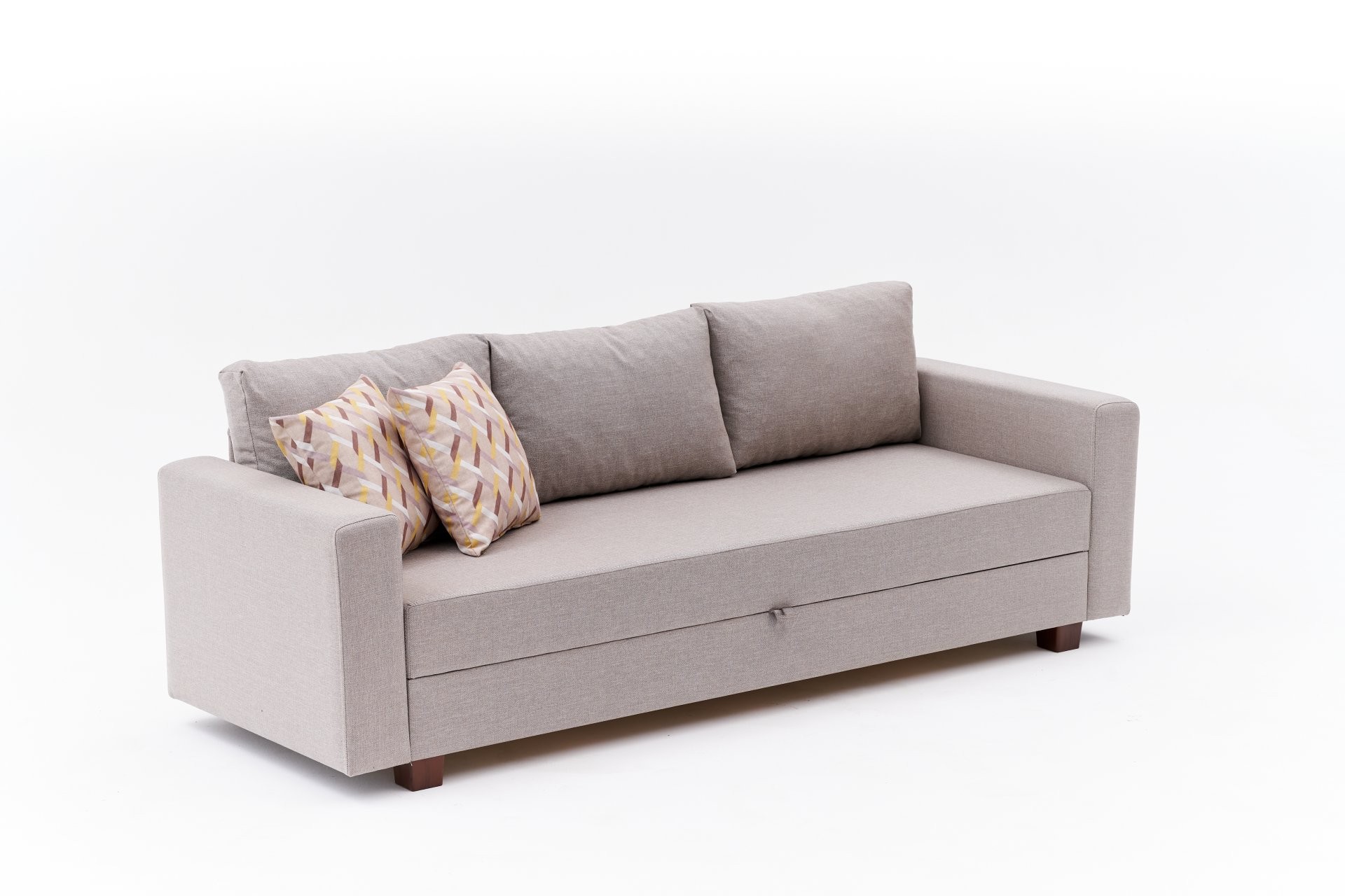 Aly Sofa Bed 3-Seater Beige