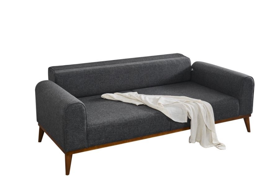 Cofi 3-Sitzer Schlafsofa Anthrazit