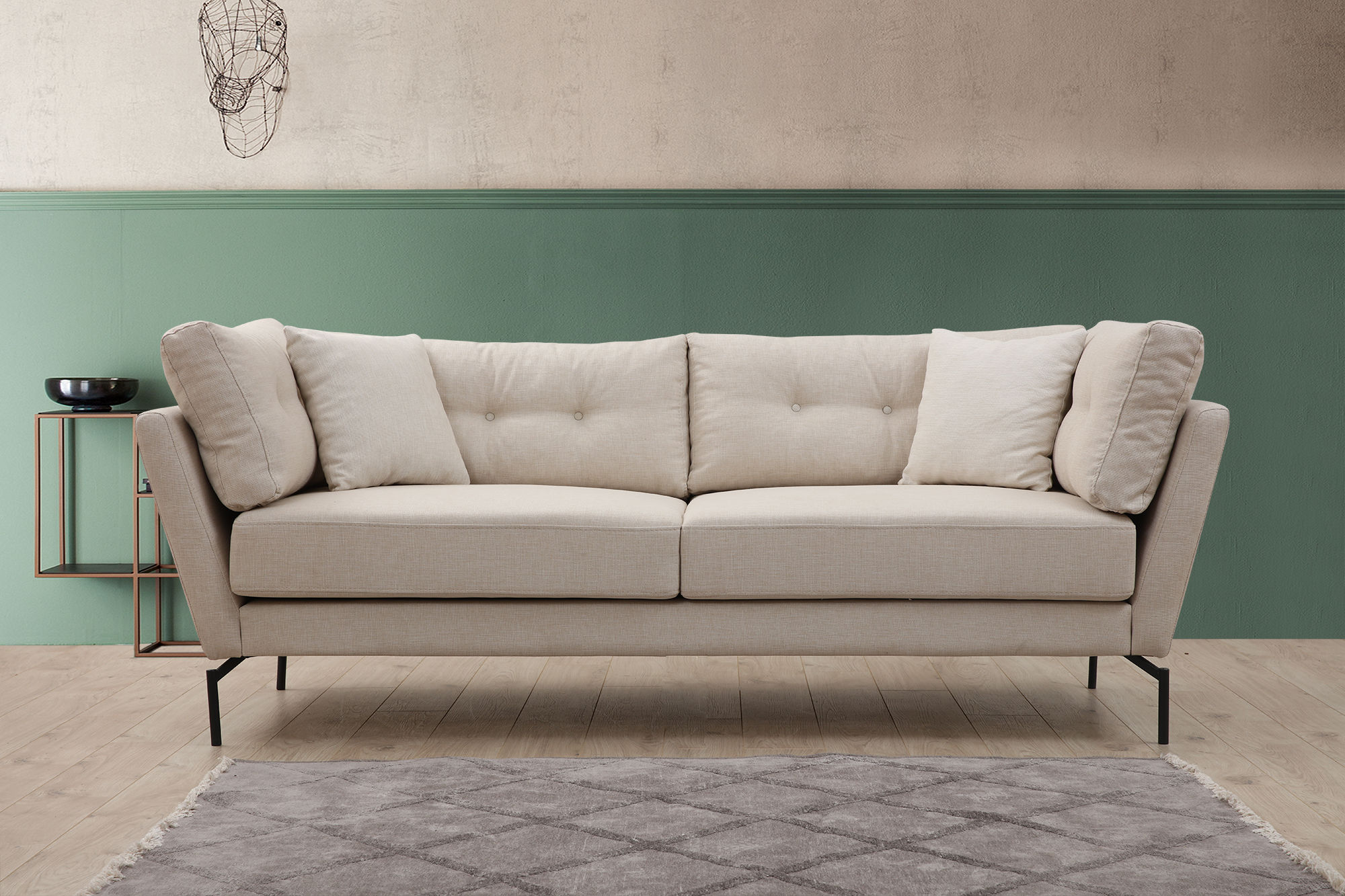 Mapa 3-Sitzer Sofa Creme