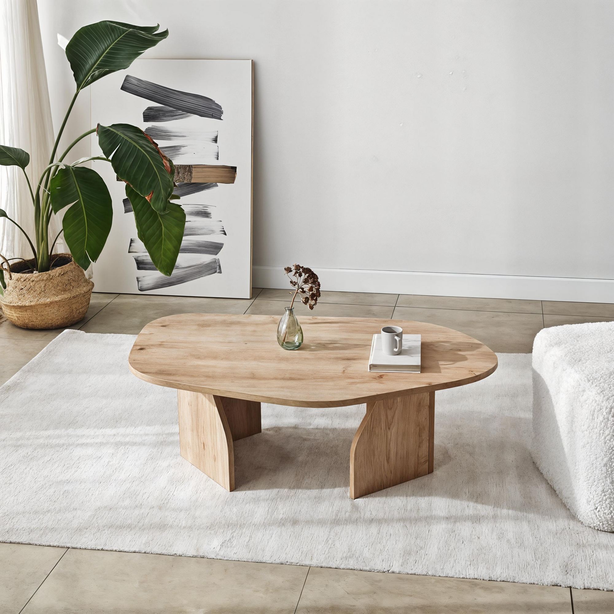 Rock Couchtisch Eichen-Optik Braun