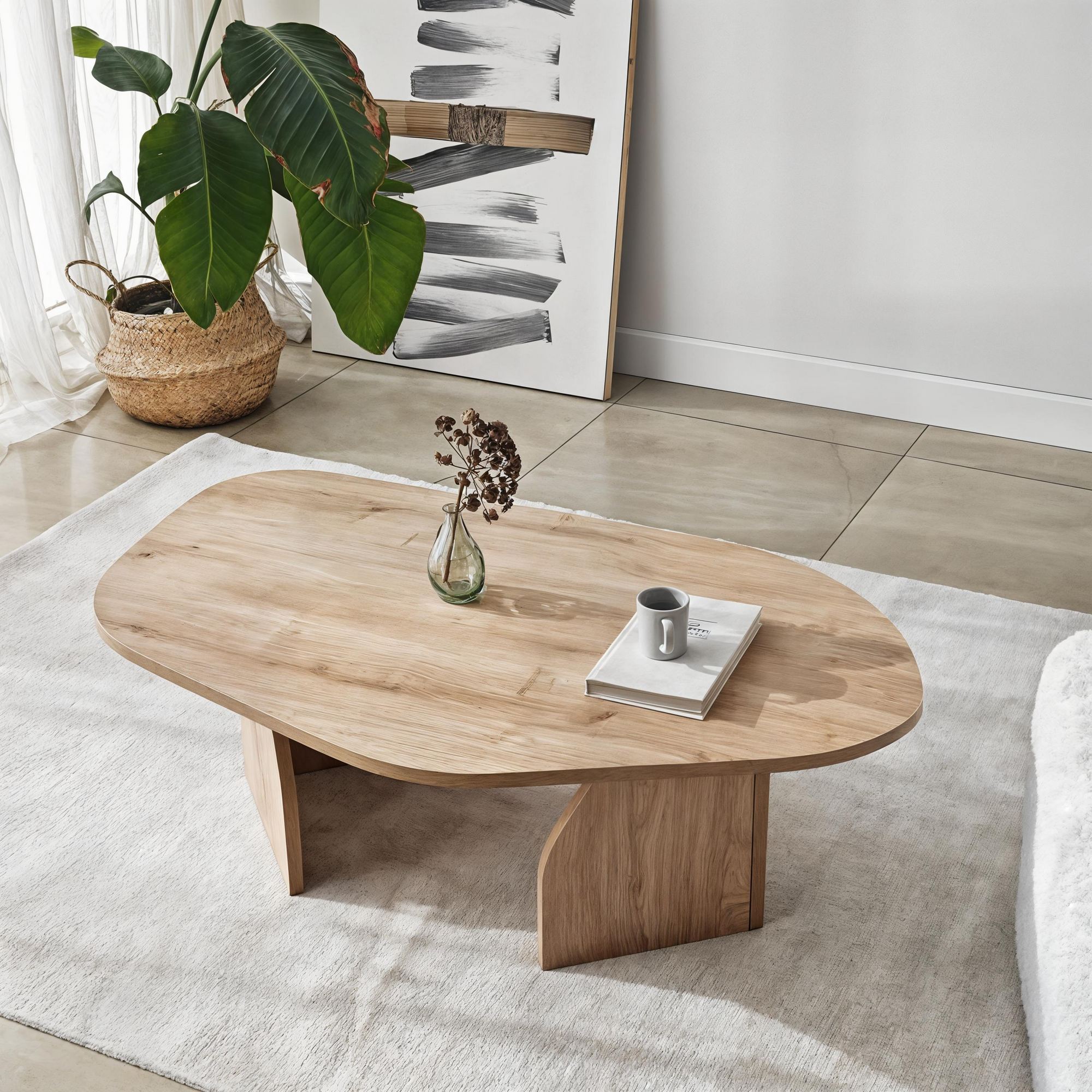 Rock Couchtisch Eichen-Optik Braun