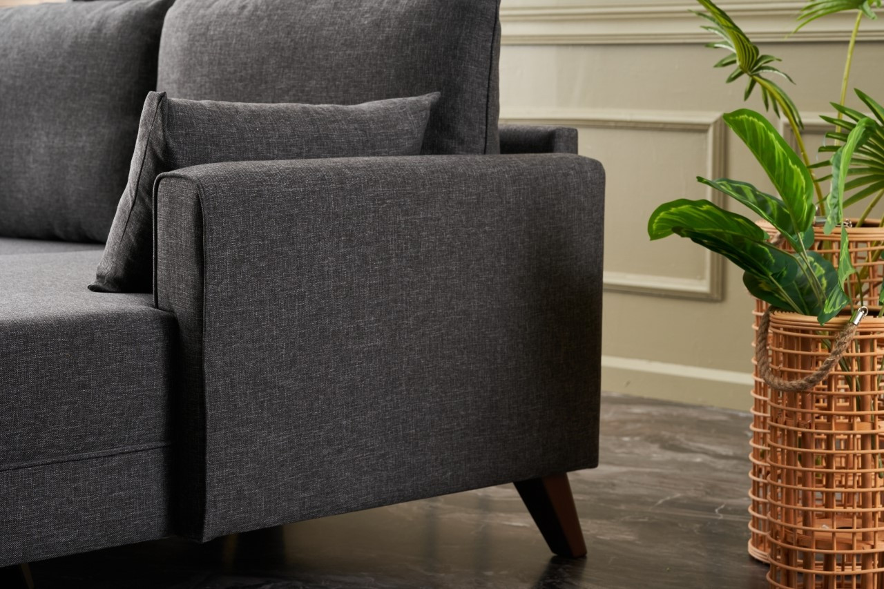 Bella Sofa Chaise Lounge Right Anthracite