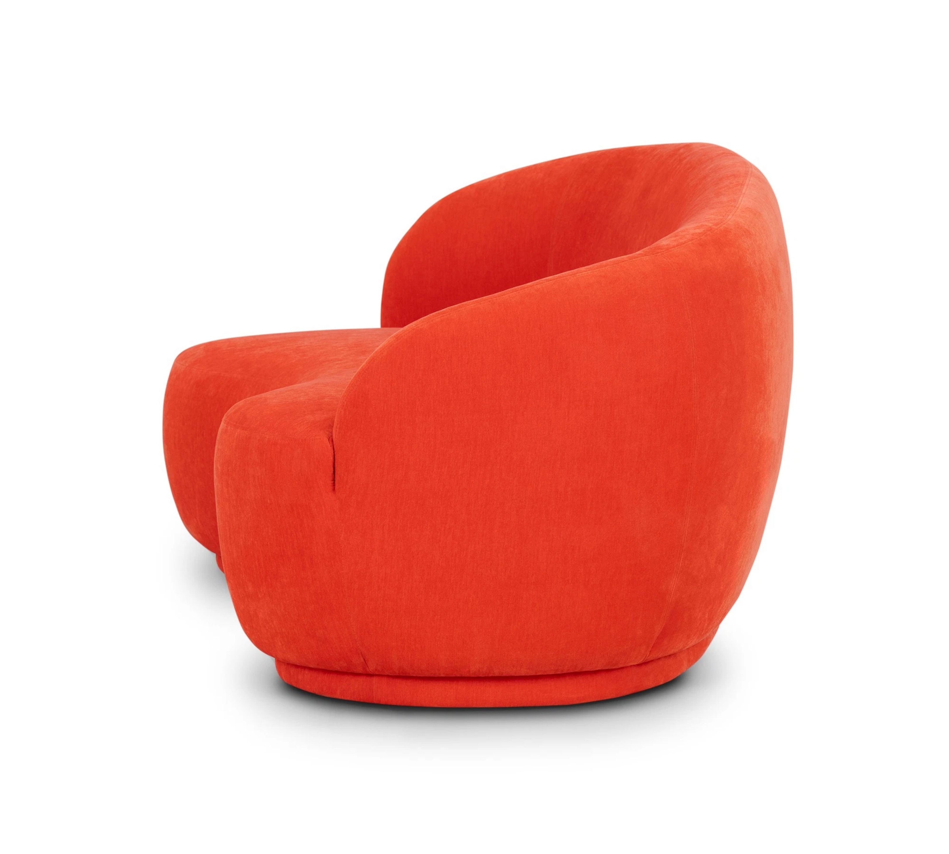 Rose Sofa 2,5-Sitzer Moss Cherry