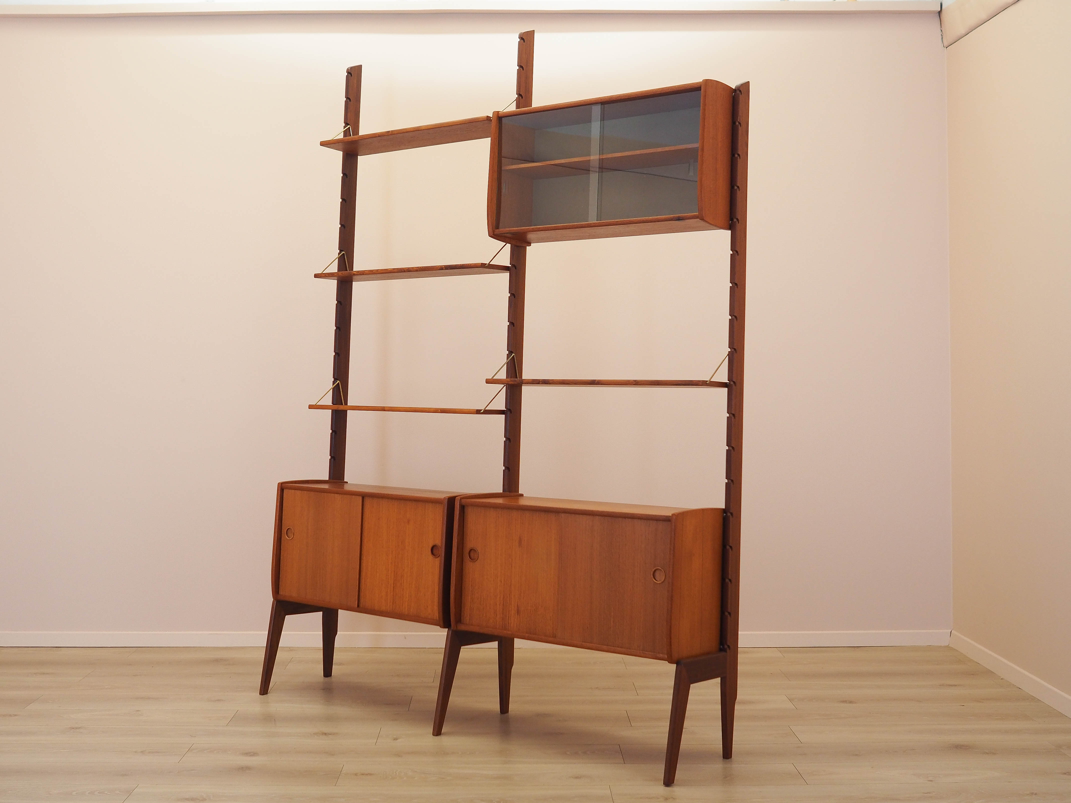 Teak shelving system 1960s