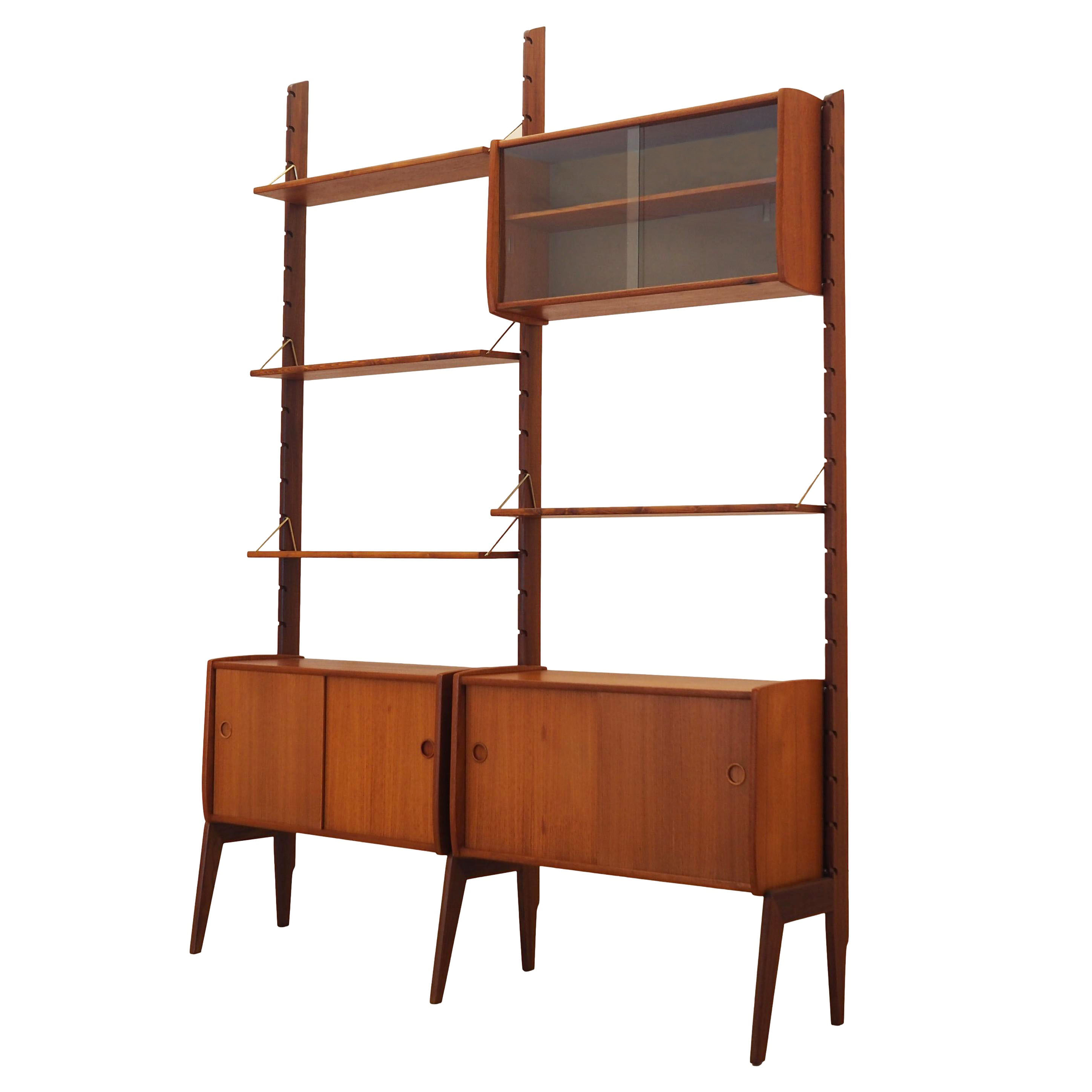 Teak shelving system 1960s