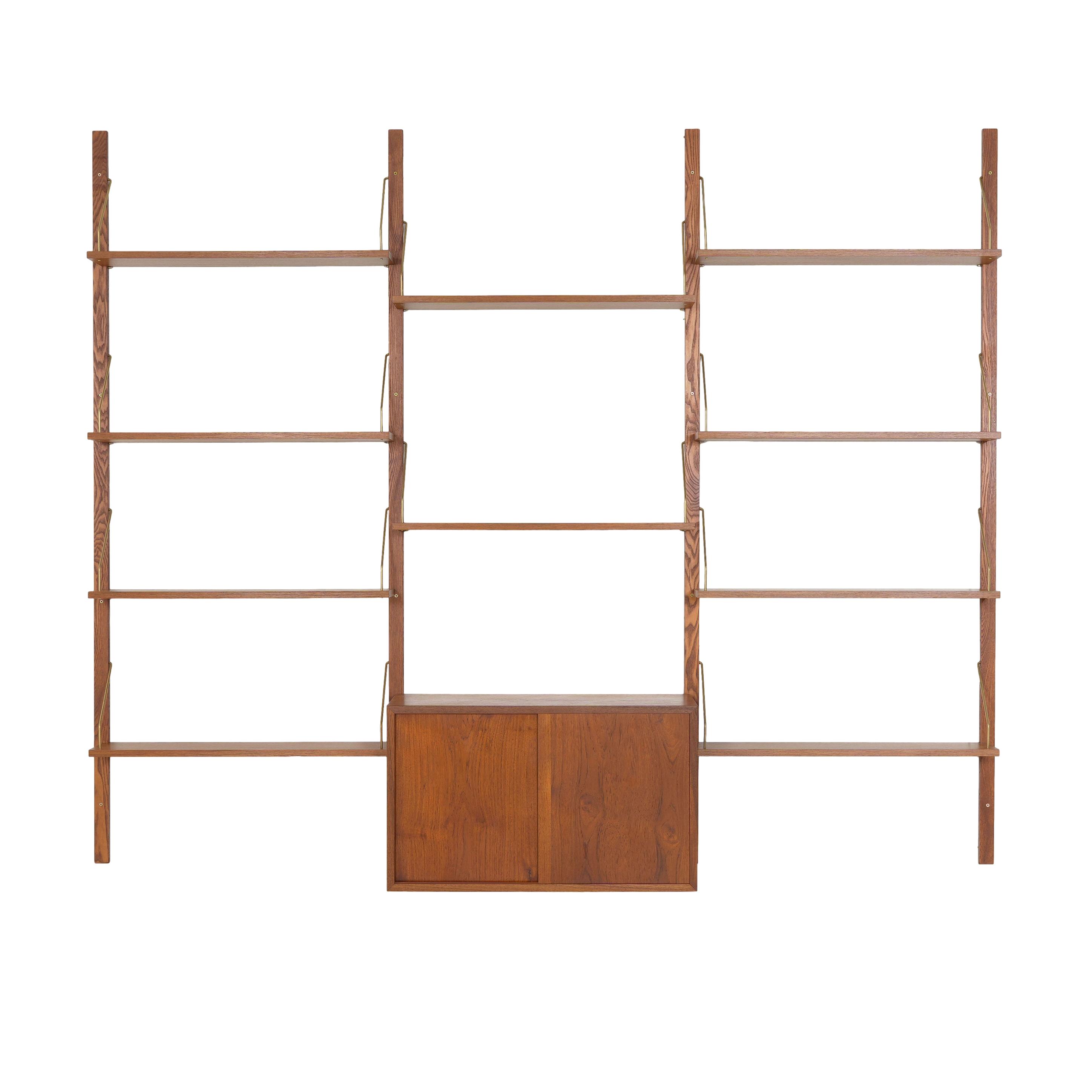 Modular Teak Shelving System 1960s