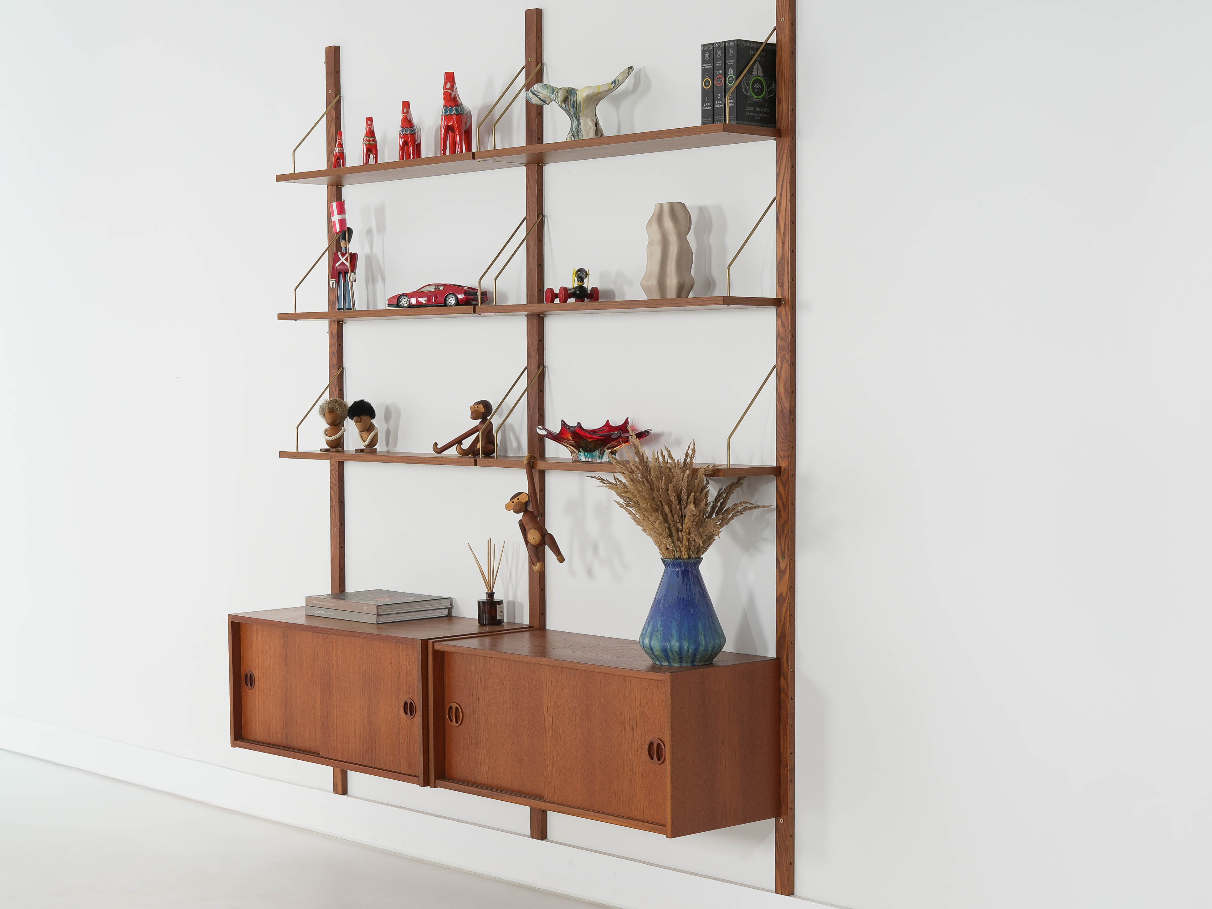 Teak shelving system 1960s