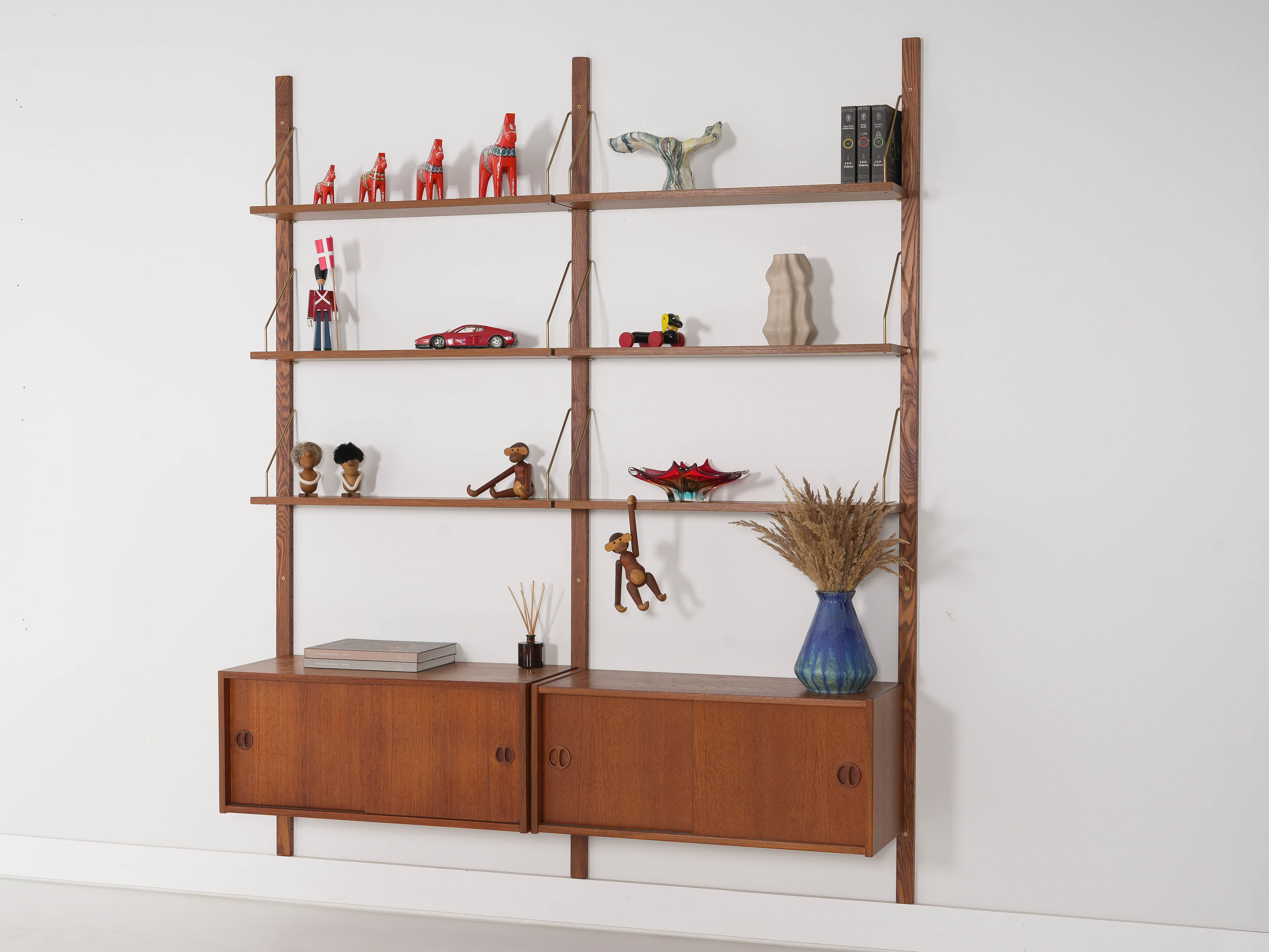 Teak shelving system 1960s