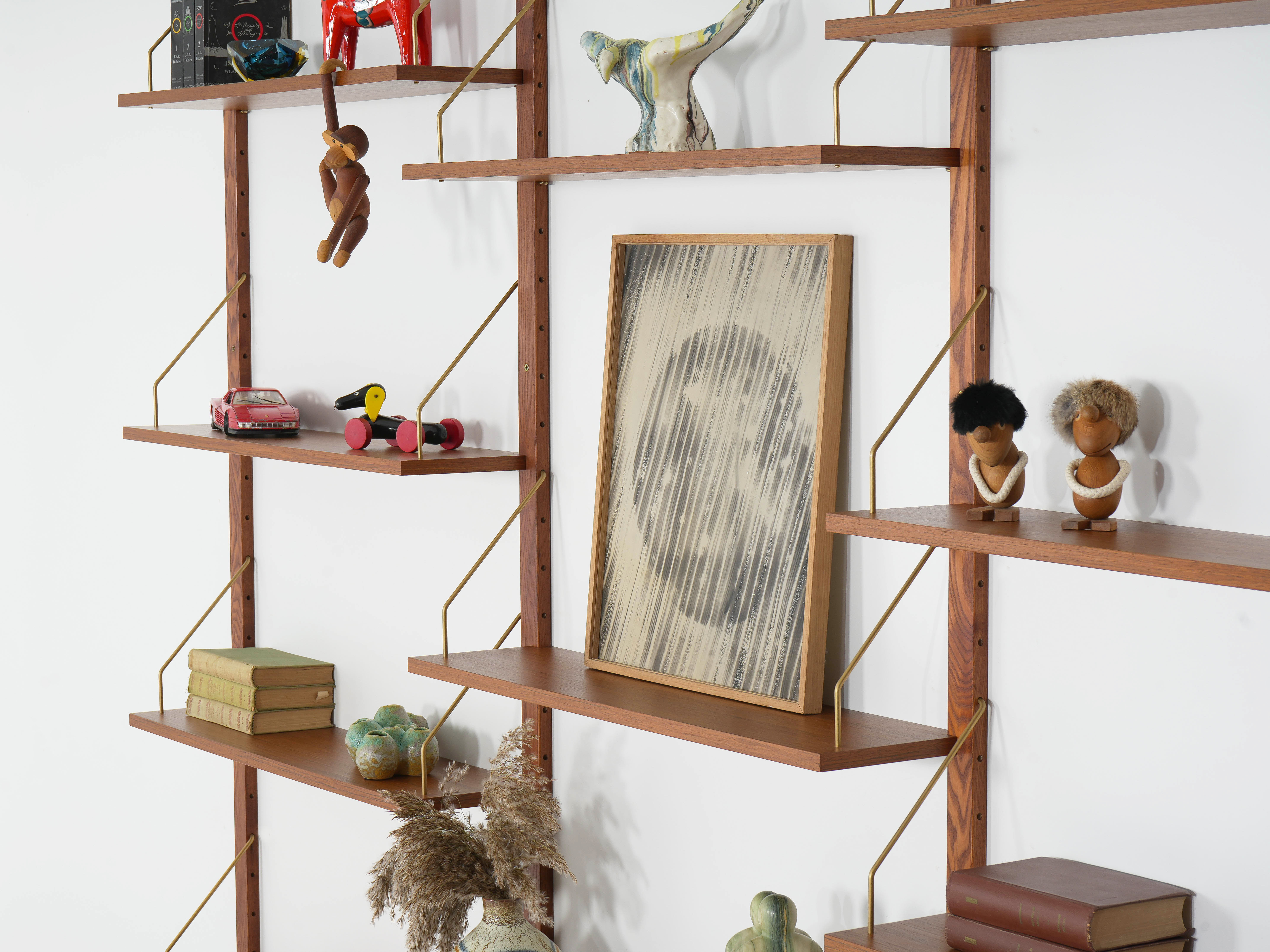 Modular Teak Shelving System 1960s
