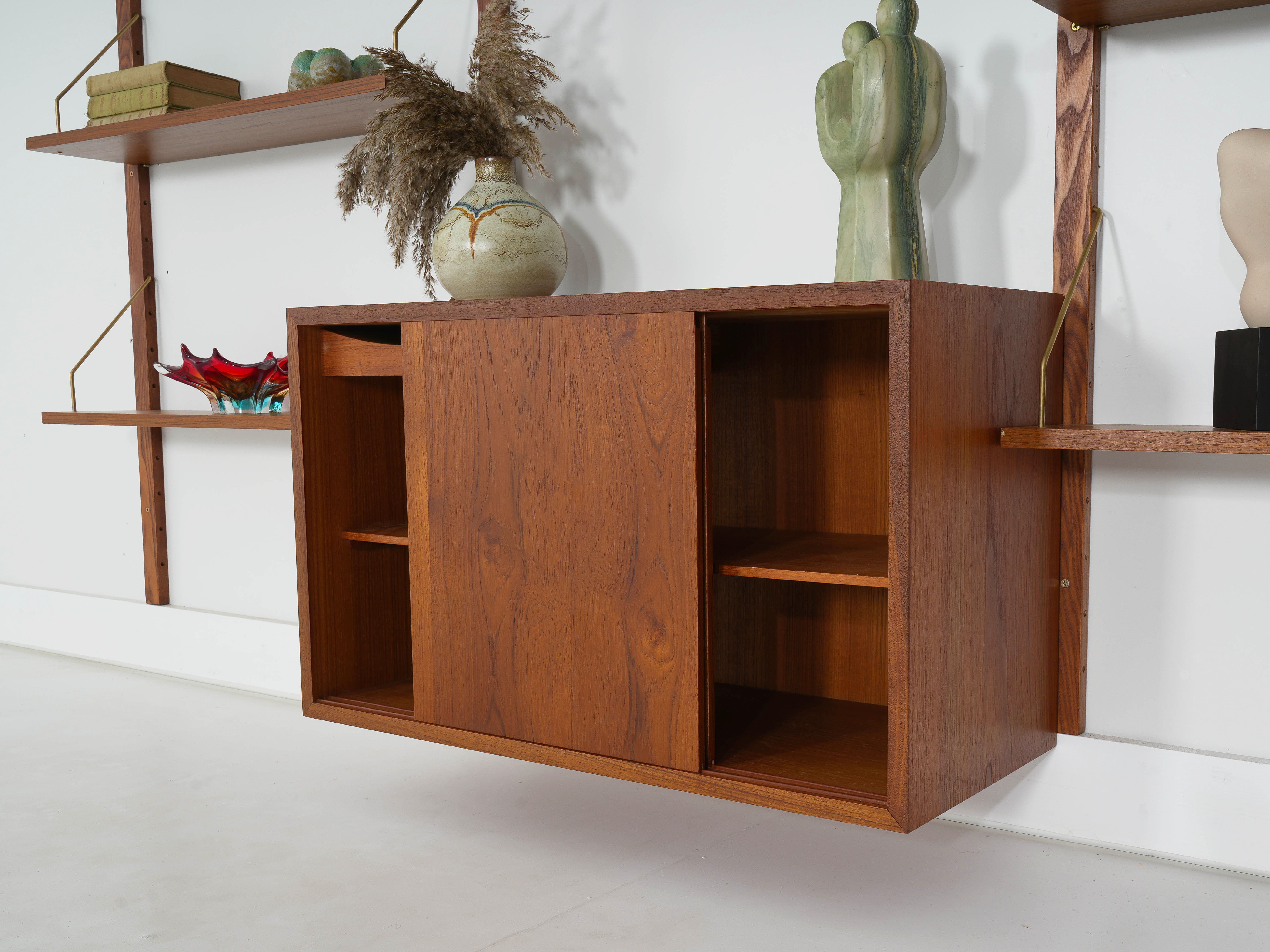 Modular Teak Shelving System 1960s