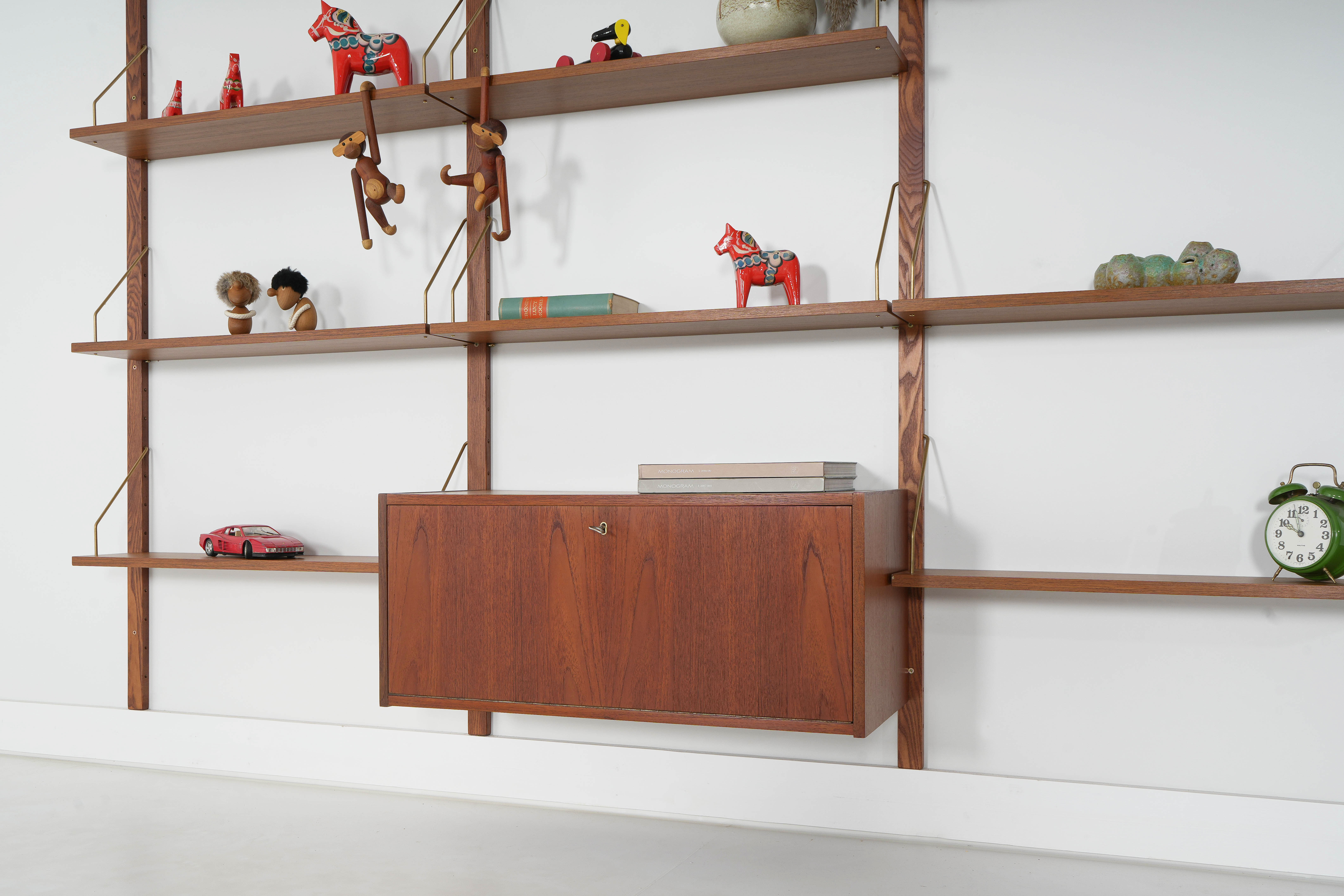Modulares Teak-Regalsystem 1970er Jahre