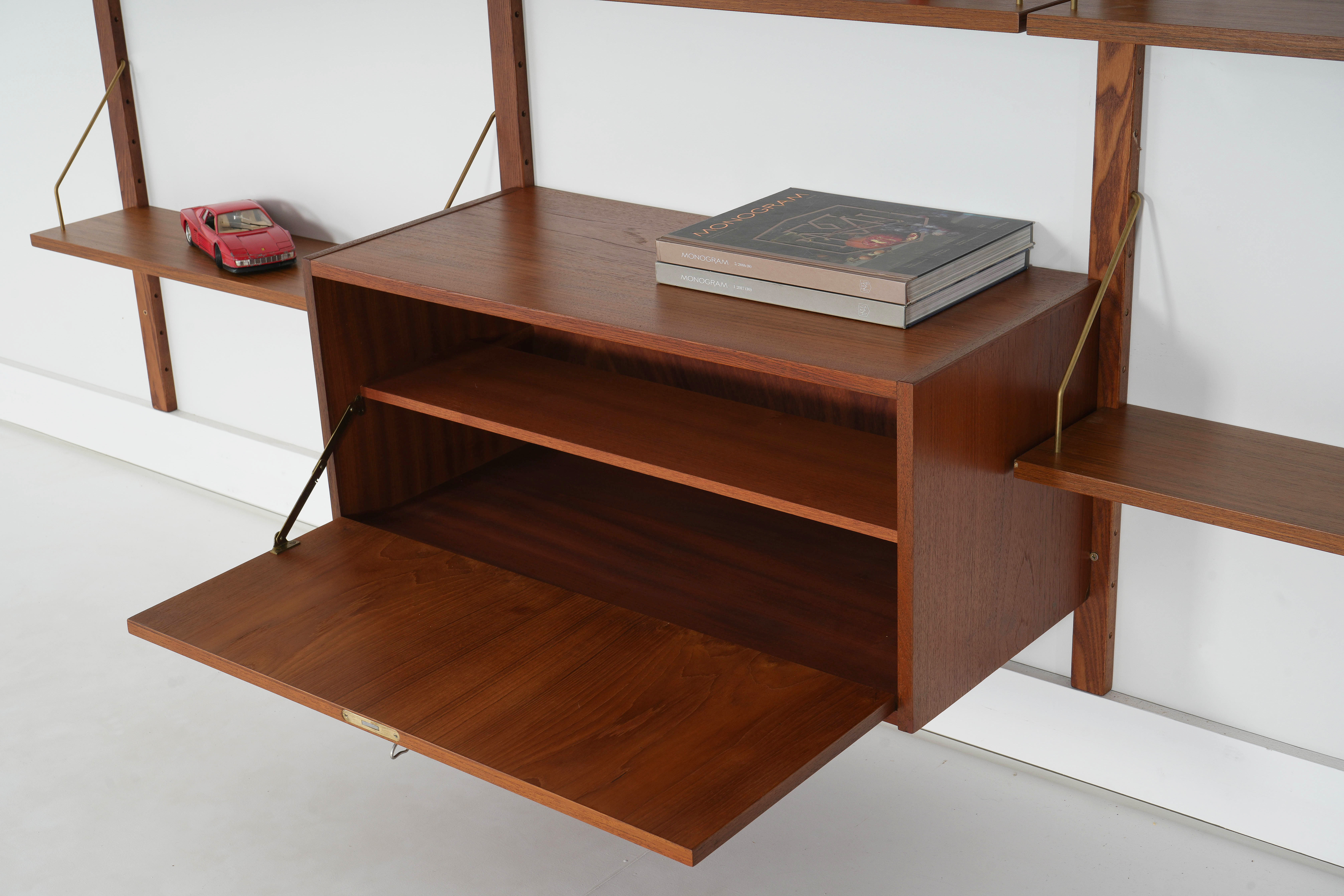 Modular Teak Shelving System 1970s