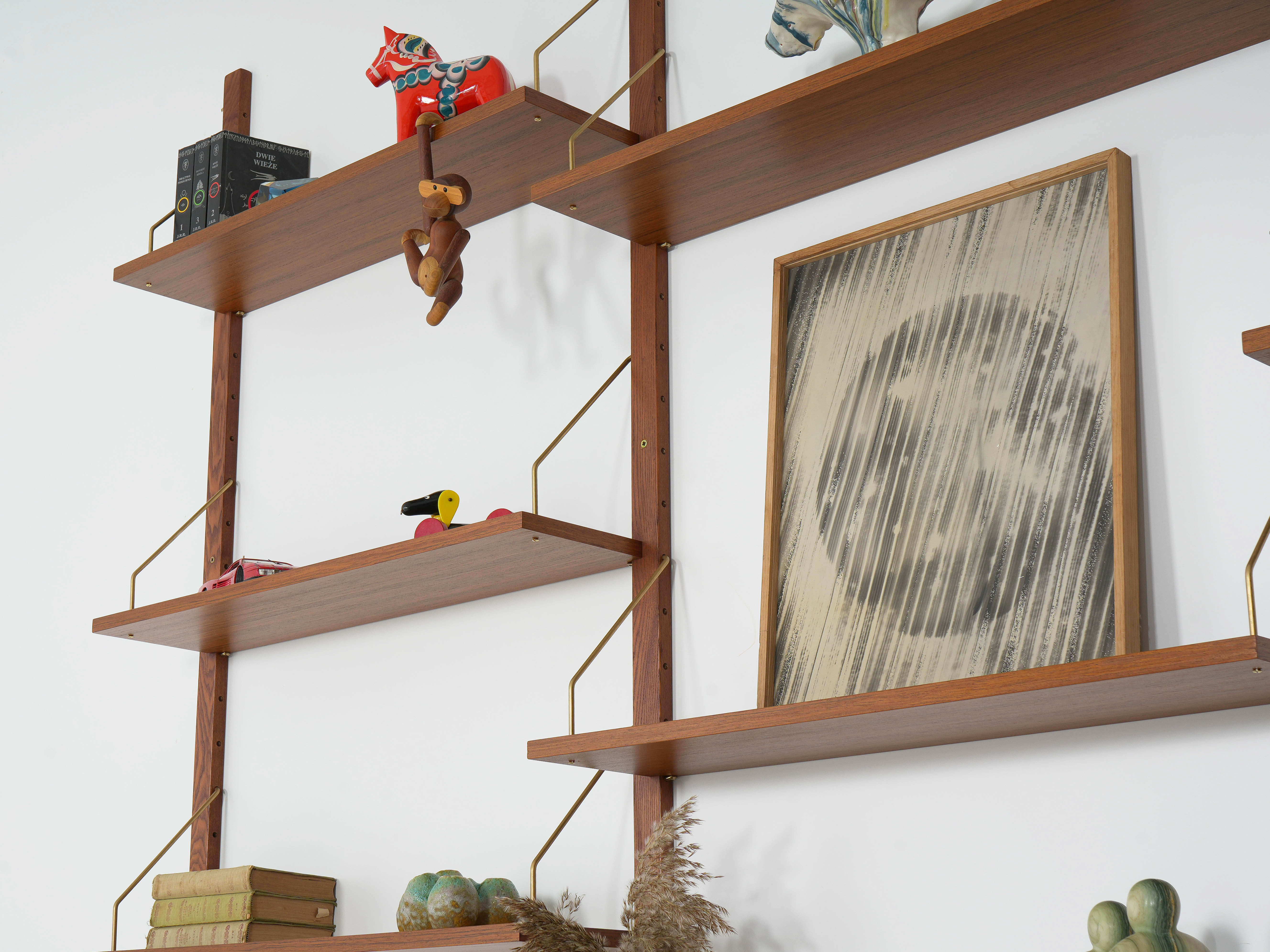 Modular Teak Shelving System 1960s