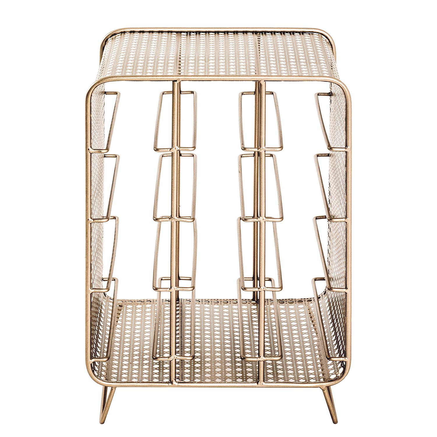 Weinregal Massillon Metall Gold