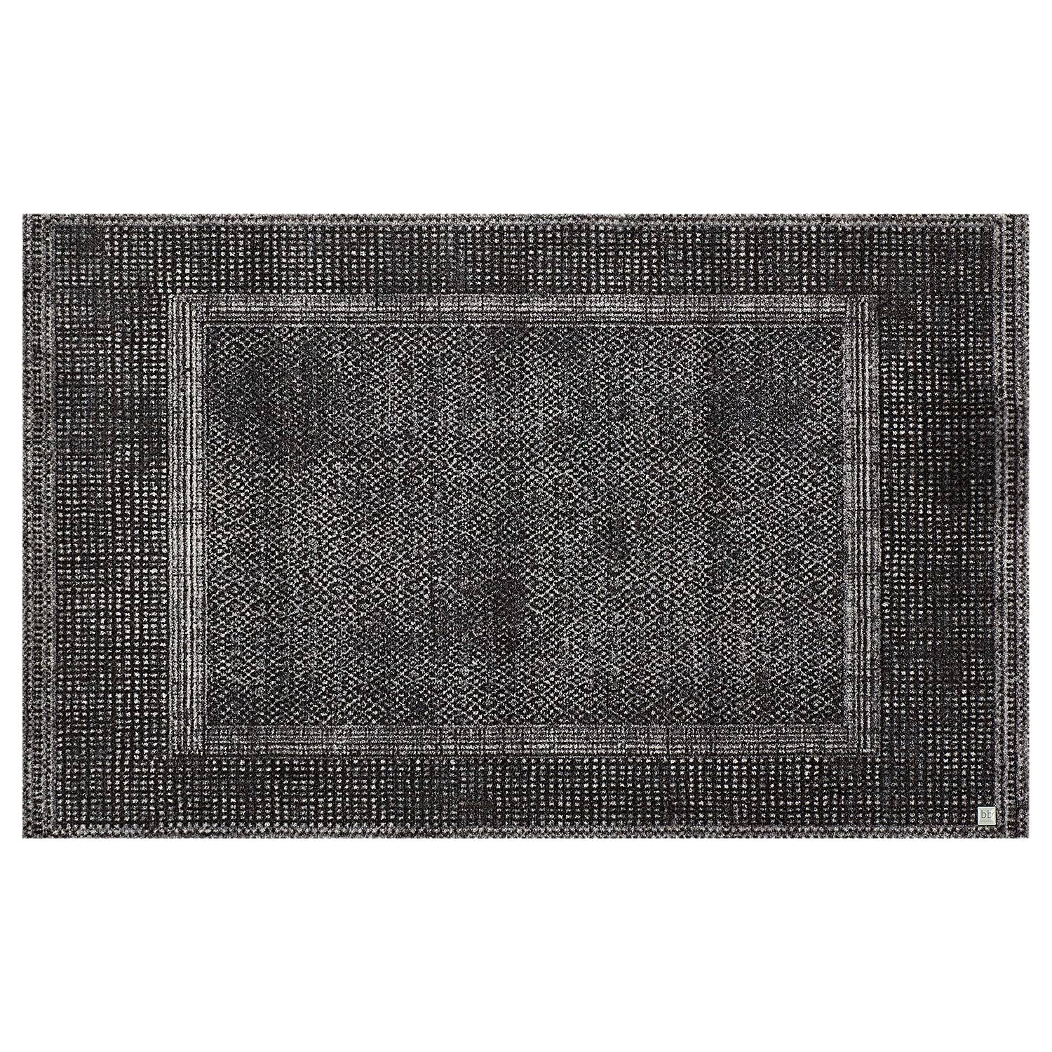 Fußmatte  Square Polyamid Dunkelgrau 50 x 70 cm