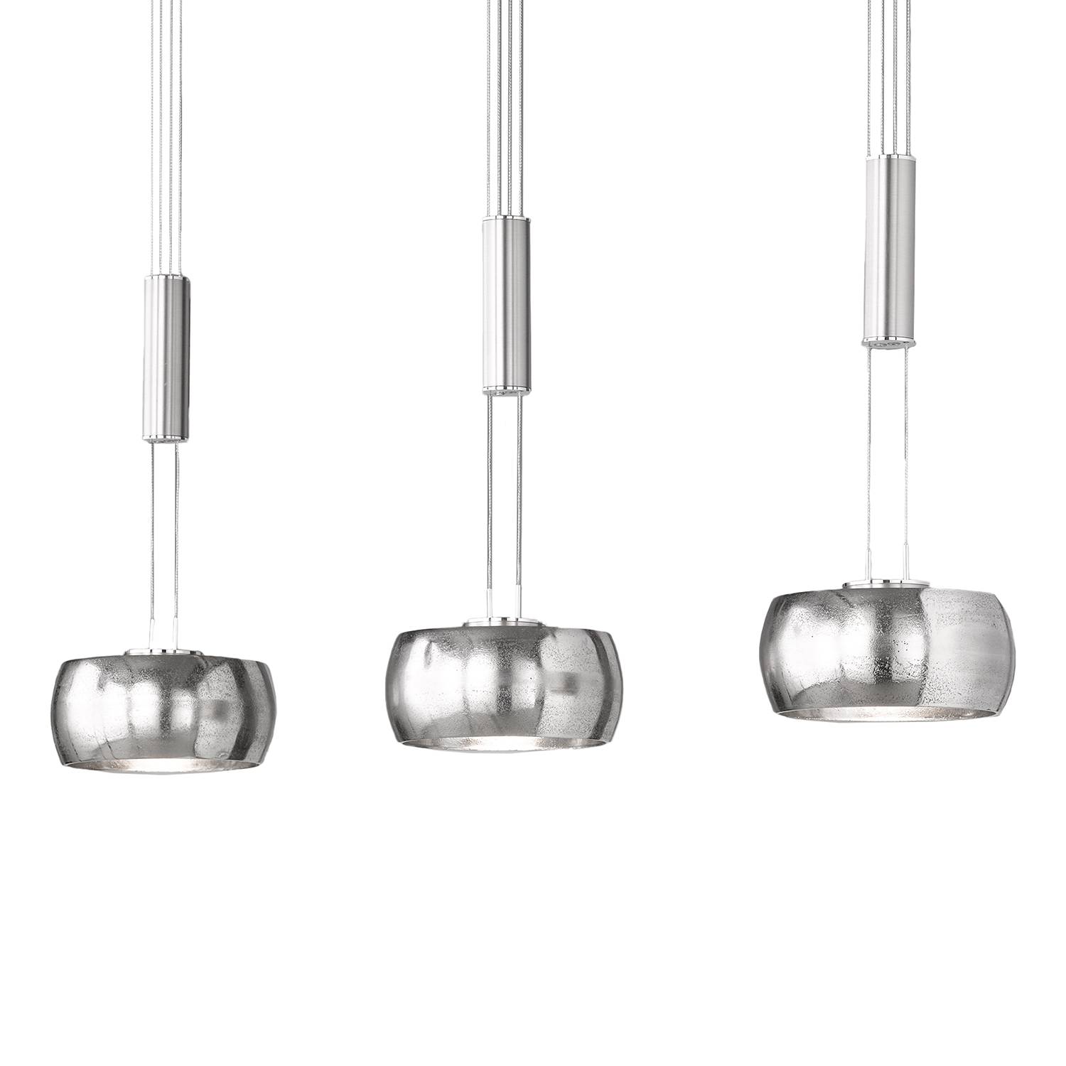 LED-Pendelleuchte Carov I Eisen 3-flammig
