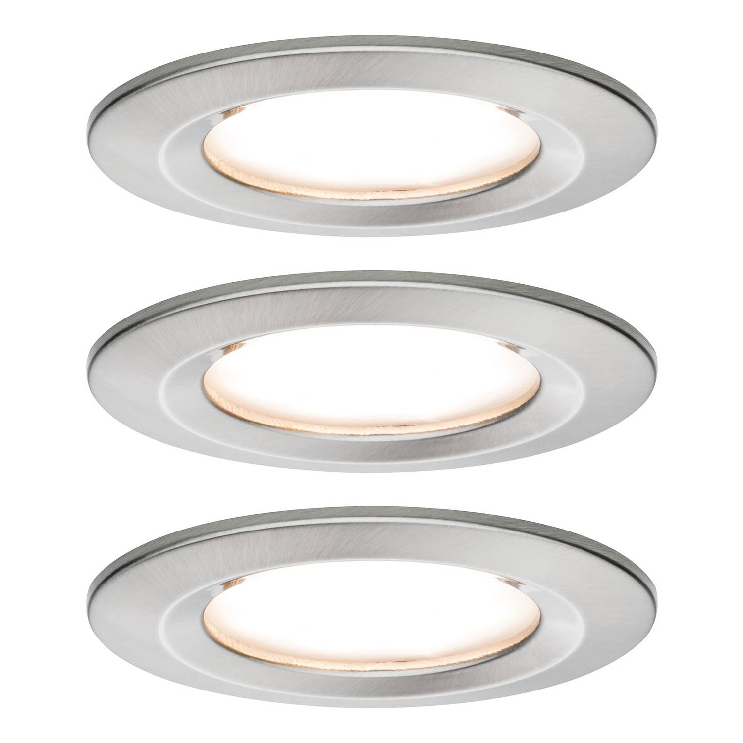 LED-Einbauleuchte Nova Coin III Aluminium 1-flammig
