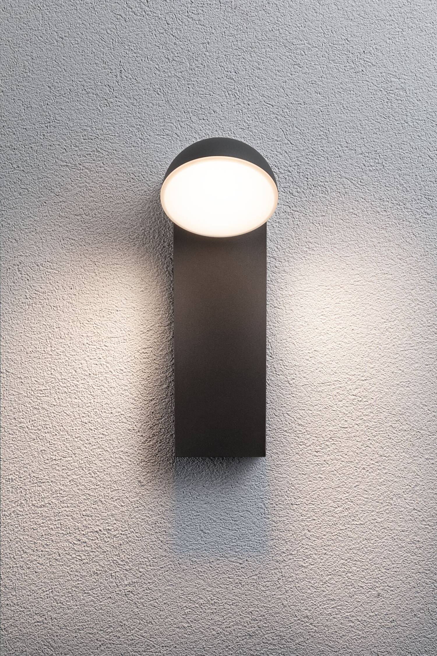Wandleuchte Puka Aluminium Grau 1-flammig