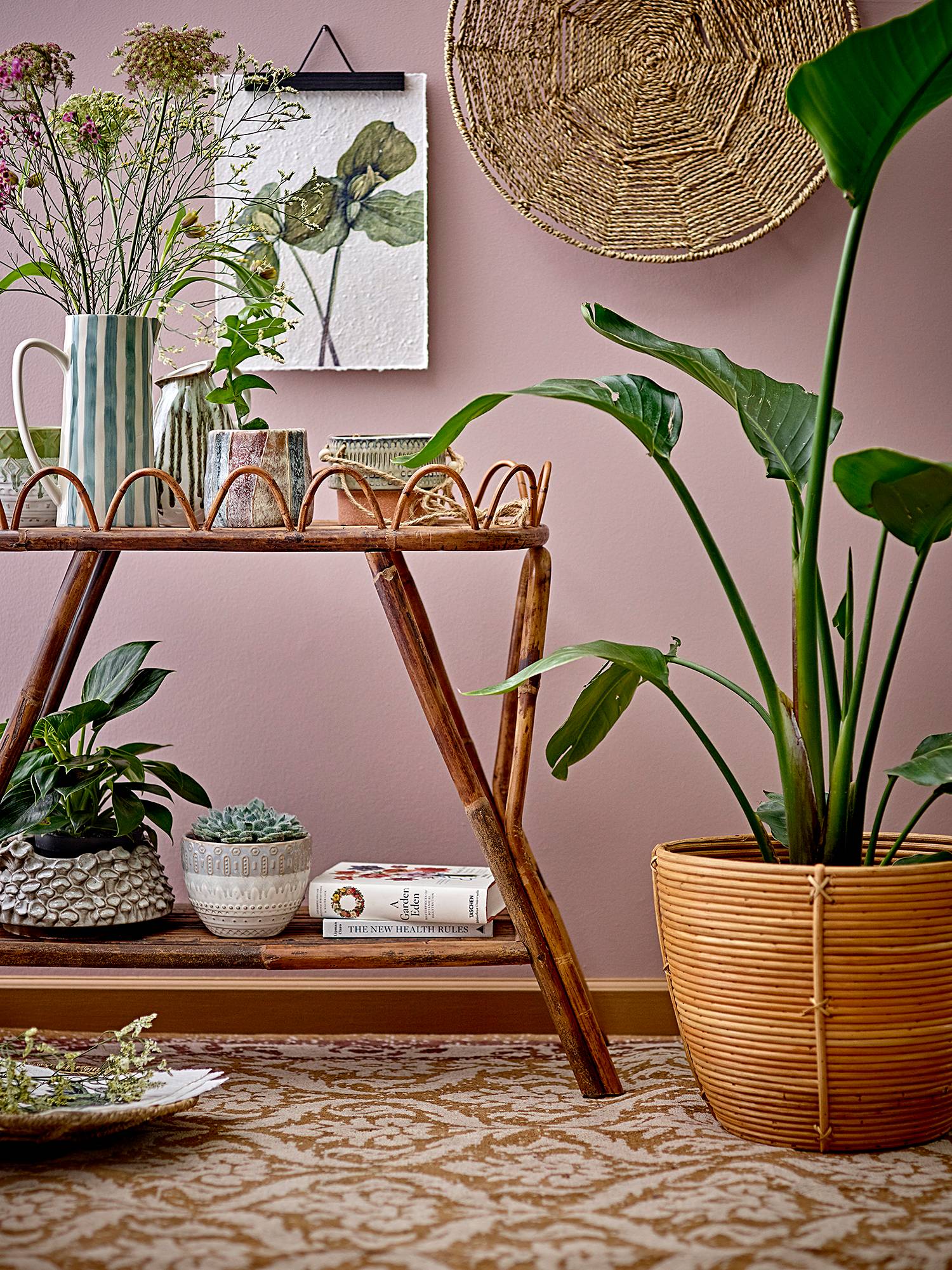 Krug Begonia Typ A Keramik Grün