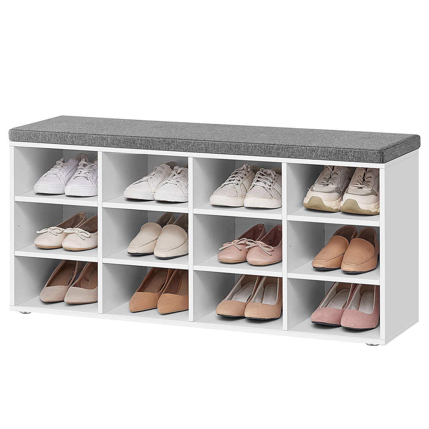 Schuhbank Haysville Typ A Weiß 8