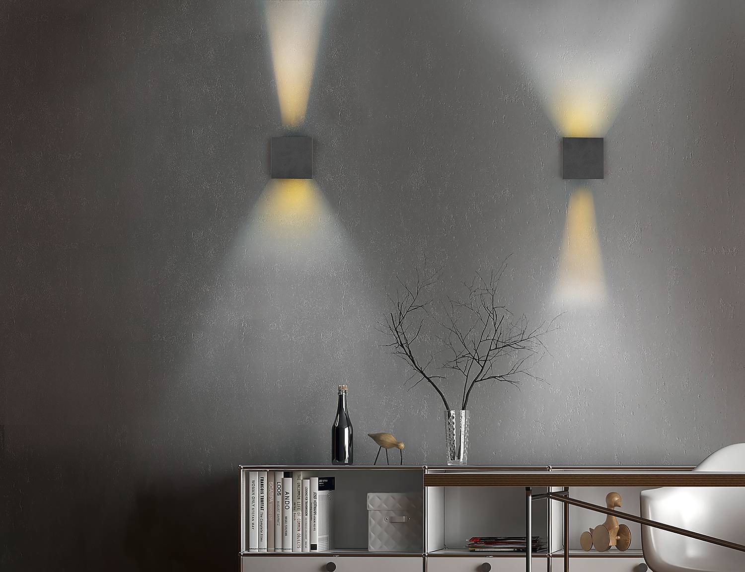 Wall lamp Talent Type A Steel ABS Black Black