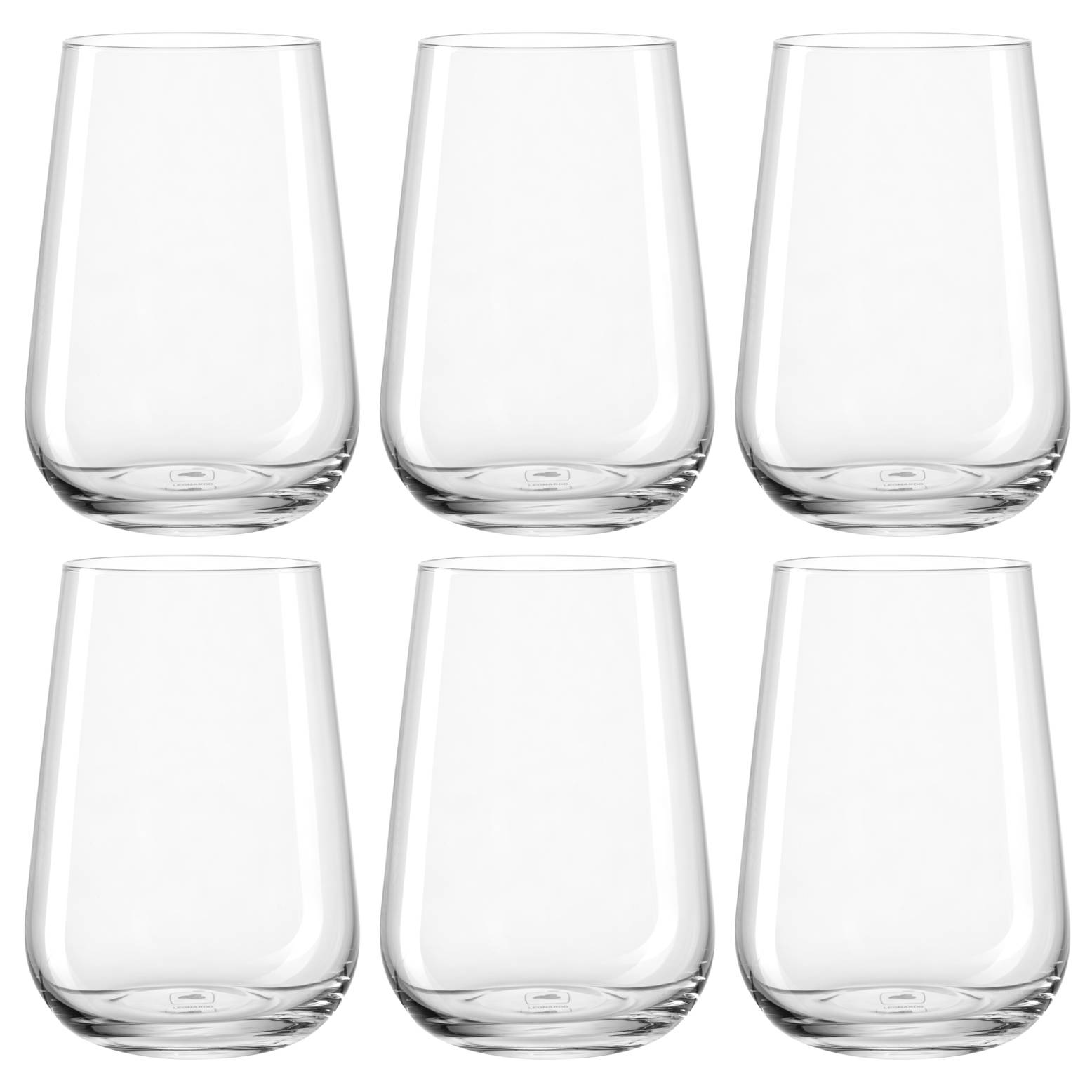Trinkglas Paladino 6er-Set Kristallglas Transparent