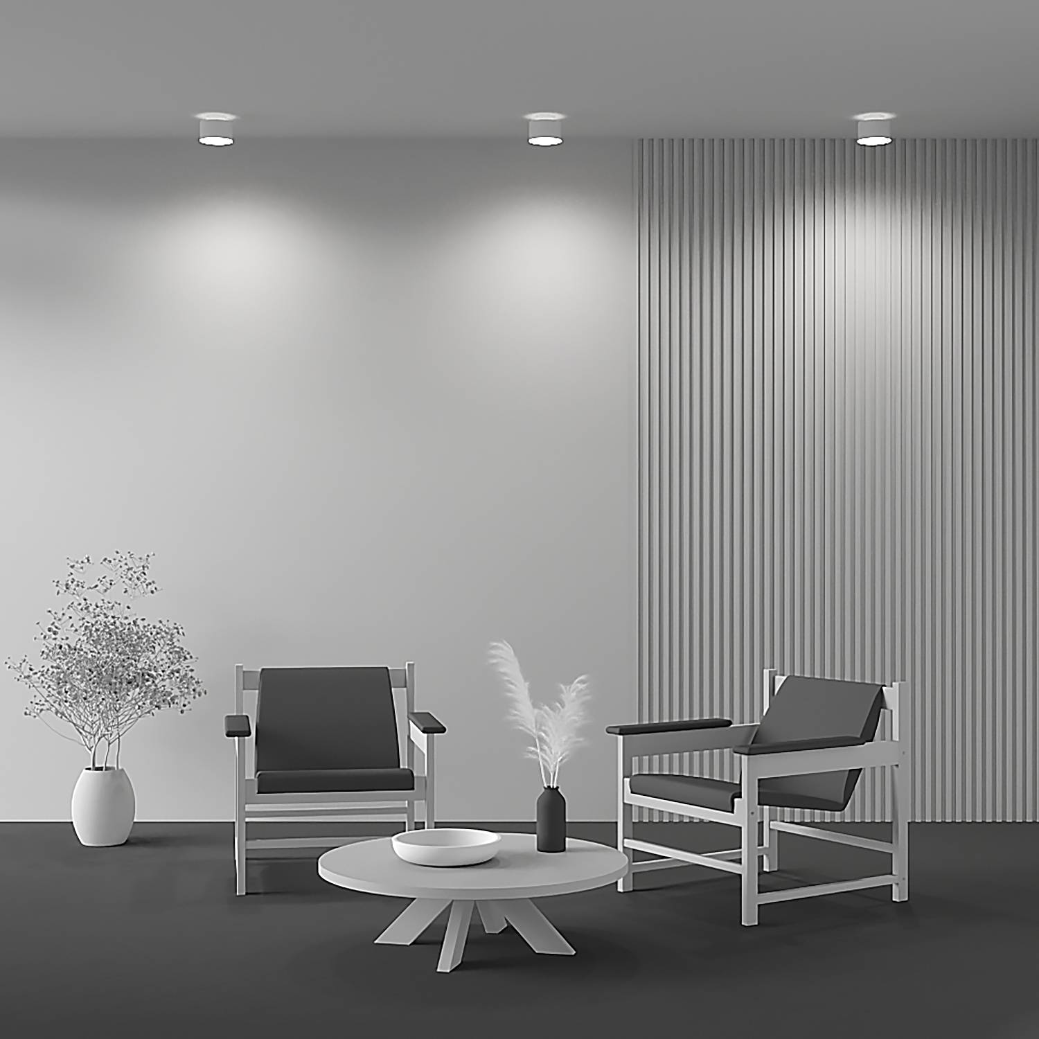 LED ceiling light Planet Type A aluminum
