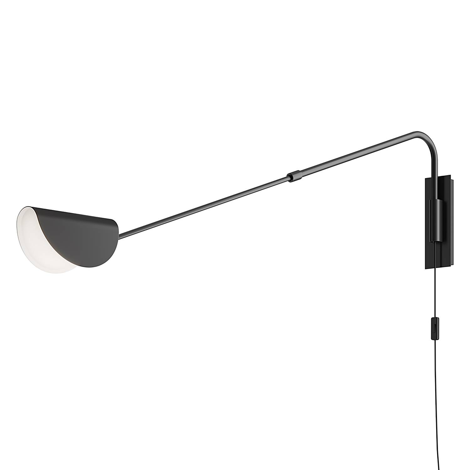Wall lamp Mollis Type A acrylic glass / mixed metal