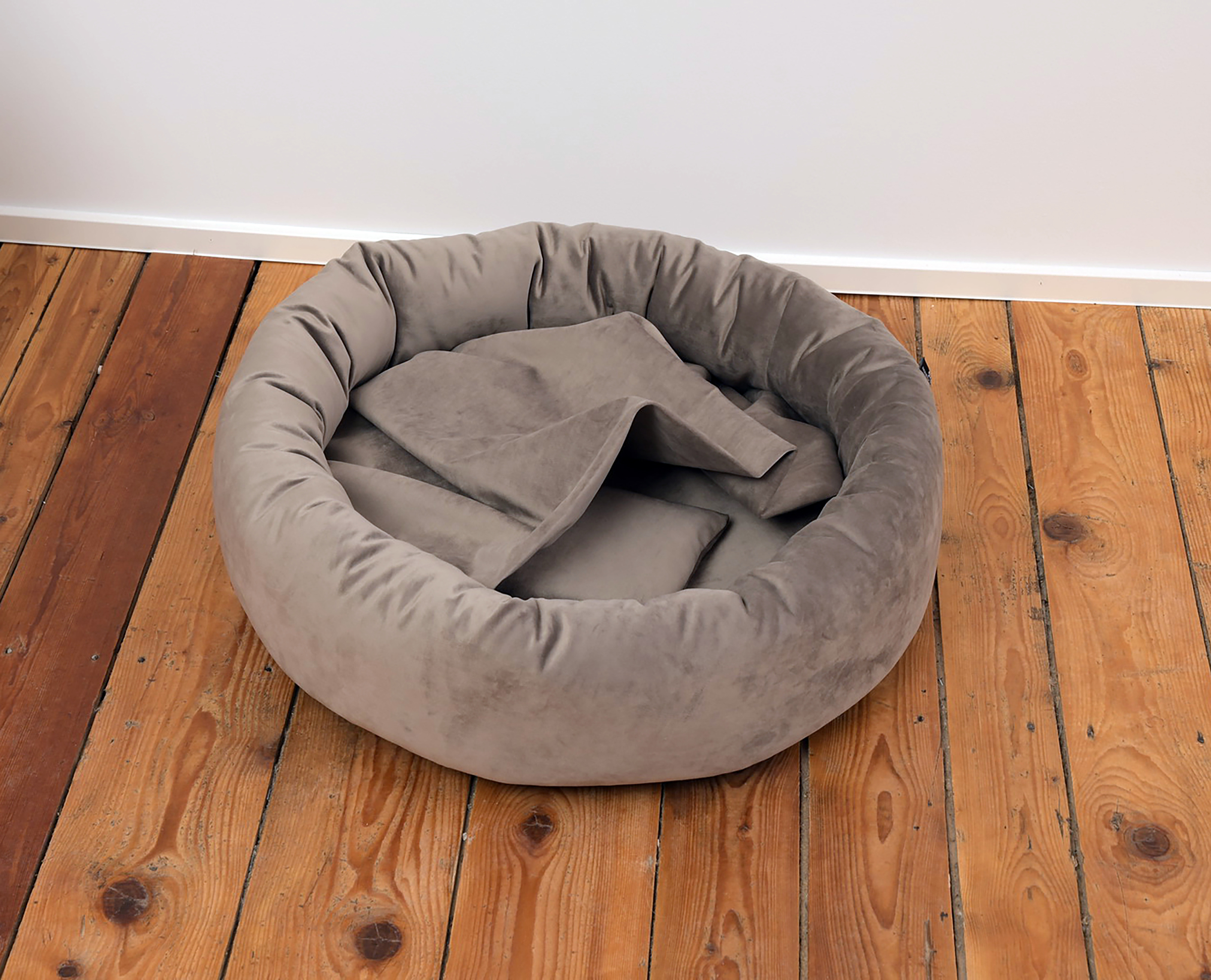 Hundebett Lajos Gr. 1 Polyester Taupe