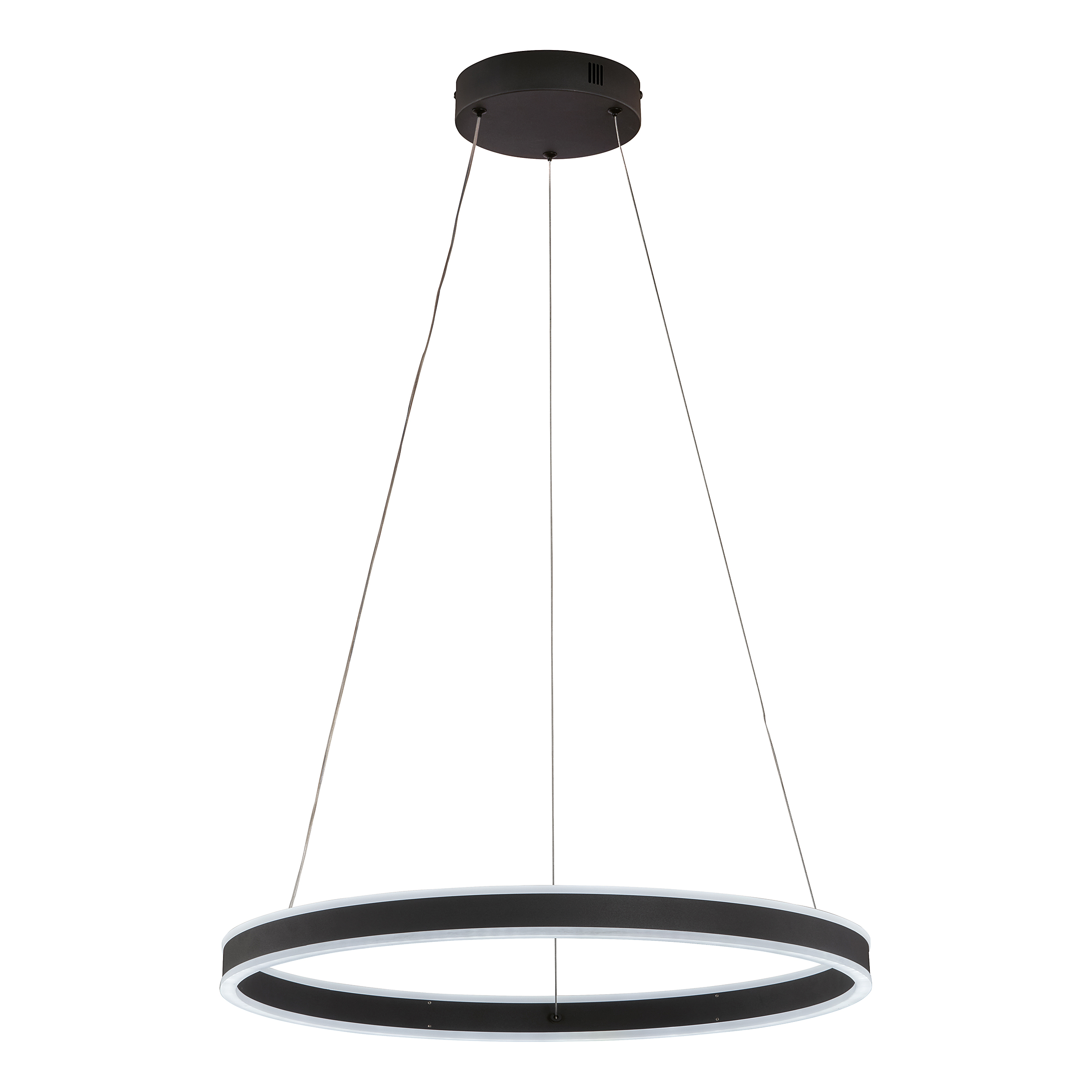 LED pendant light Sirko Type A iron / acrylic glass black