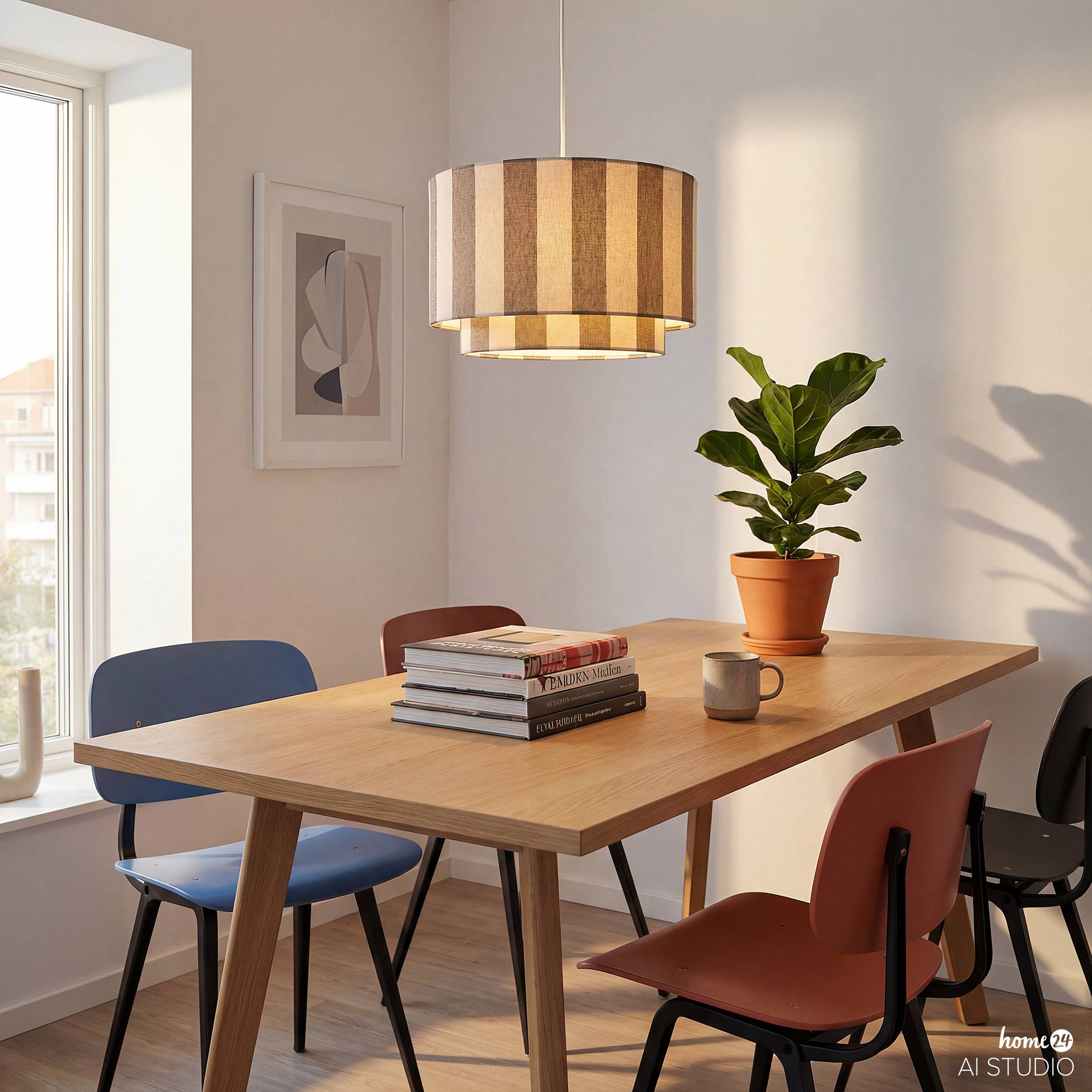 Pendelleuchte SELEN Eisen / Textil 1-flammig Beige