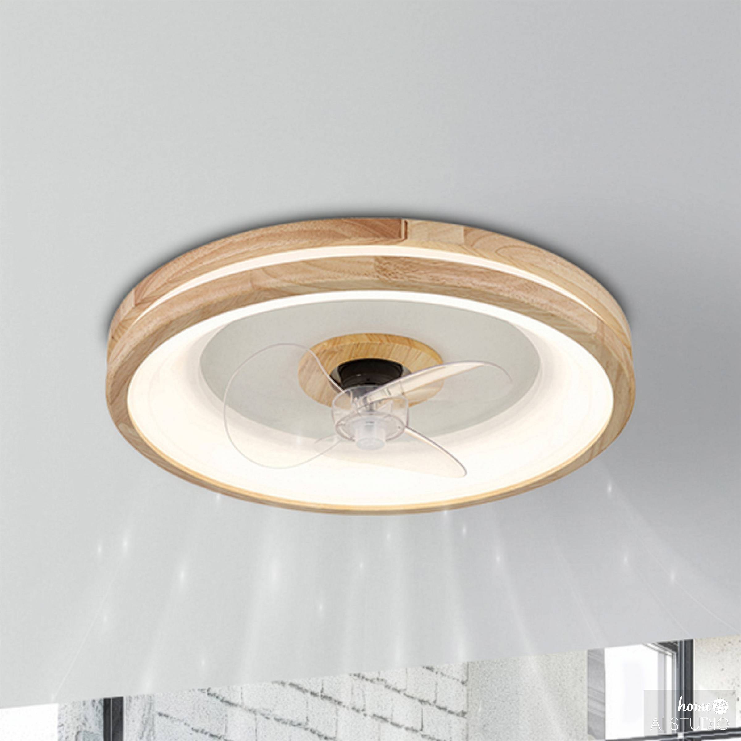 LED-Deckenleuchte Helia Acrylglas / Eisen 1-flammig