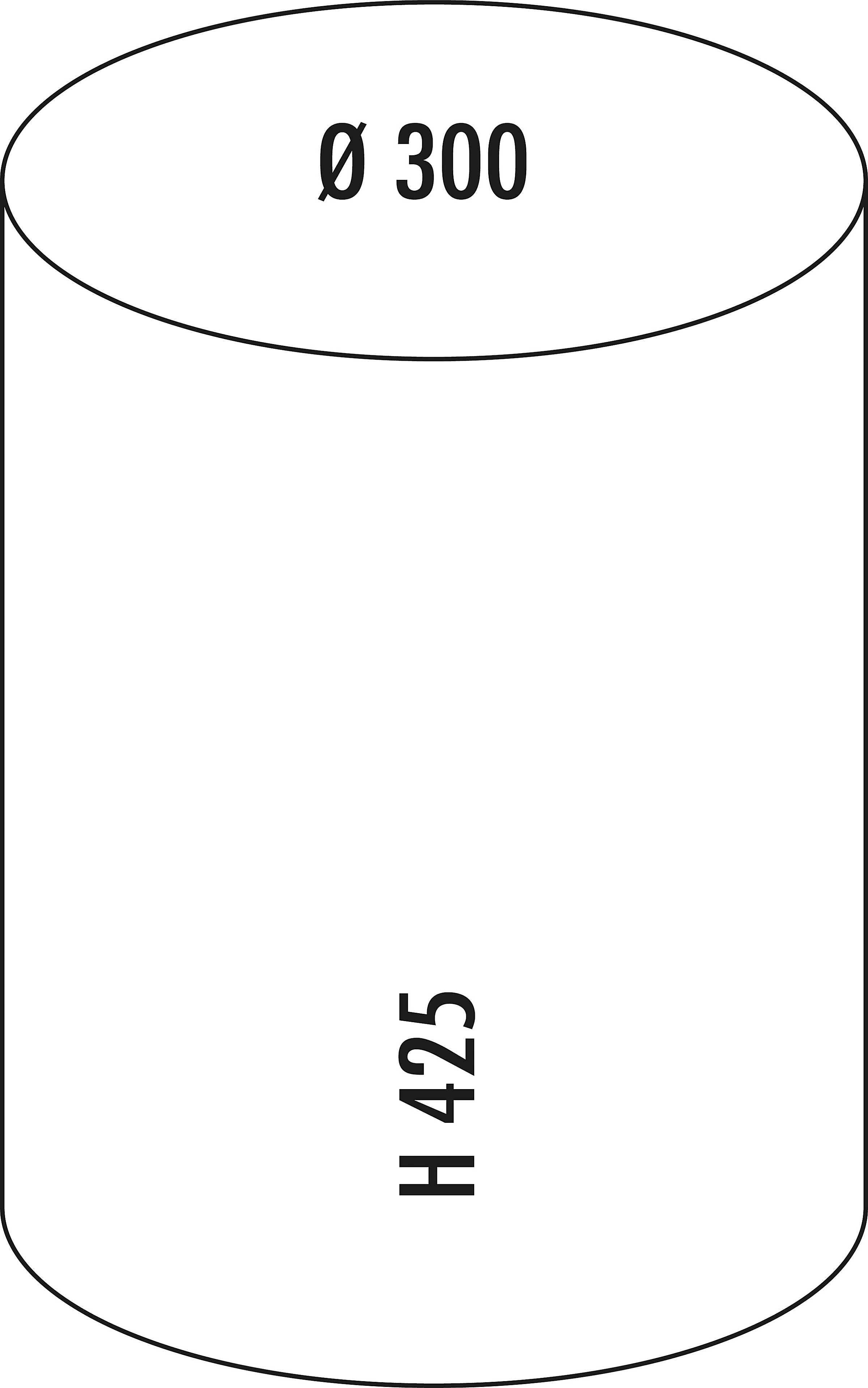 Küchenmülleimer Biger Stahlblech Beige