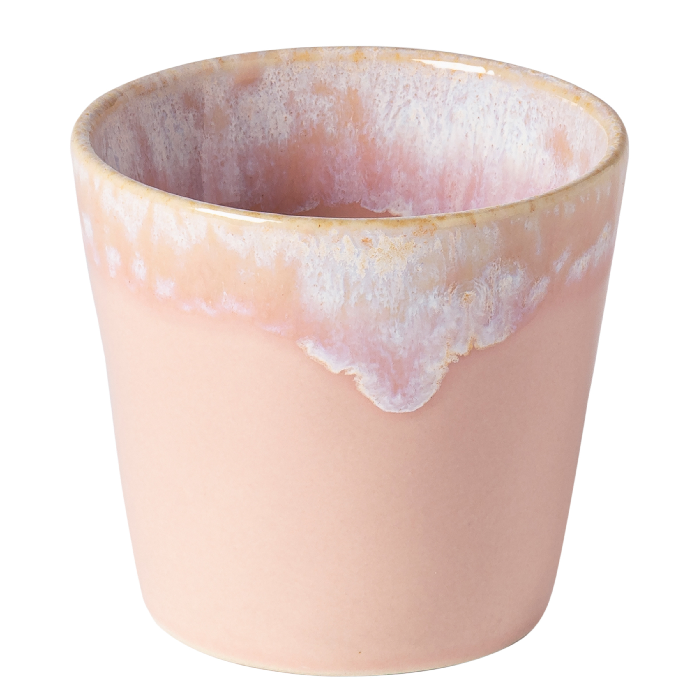 Kaffeebecher Grespresso 6er Set Steinzeug Rosa