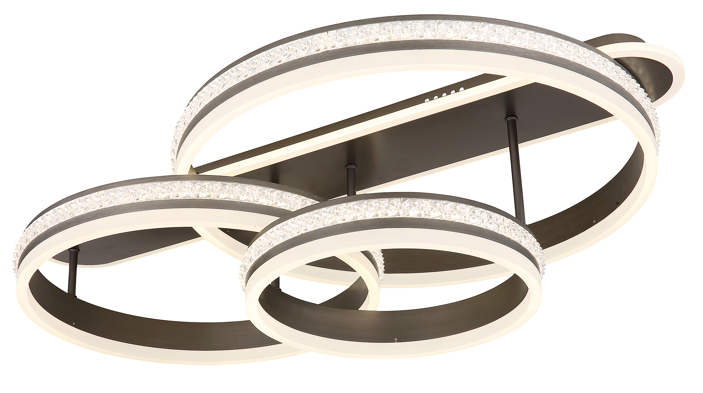 LED-Deckenleuchte Grouni Typ B Acrylglas / Eisen