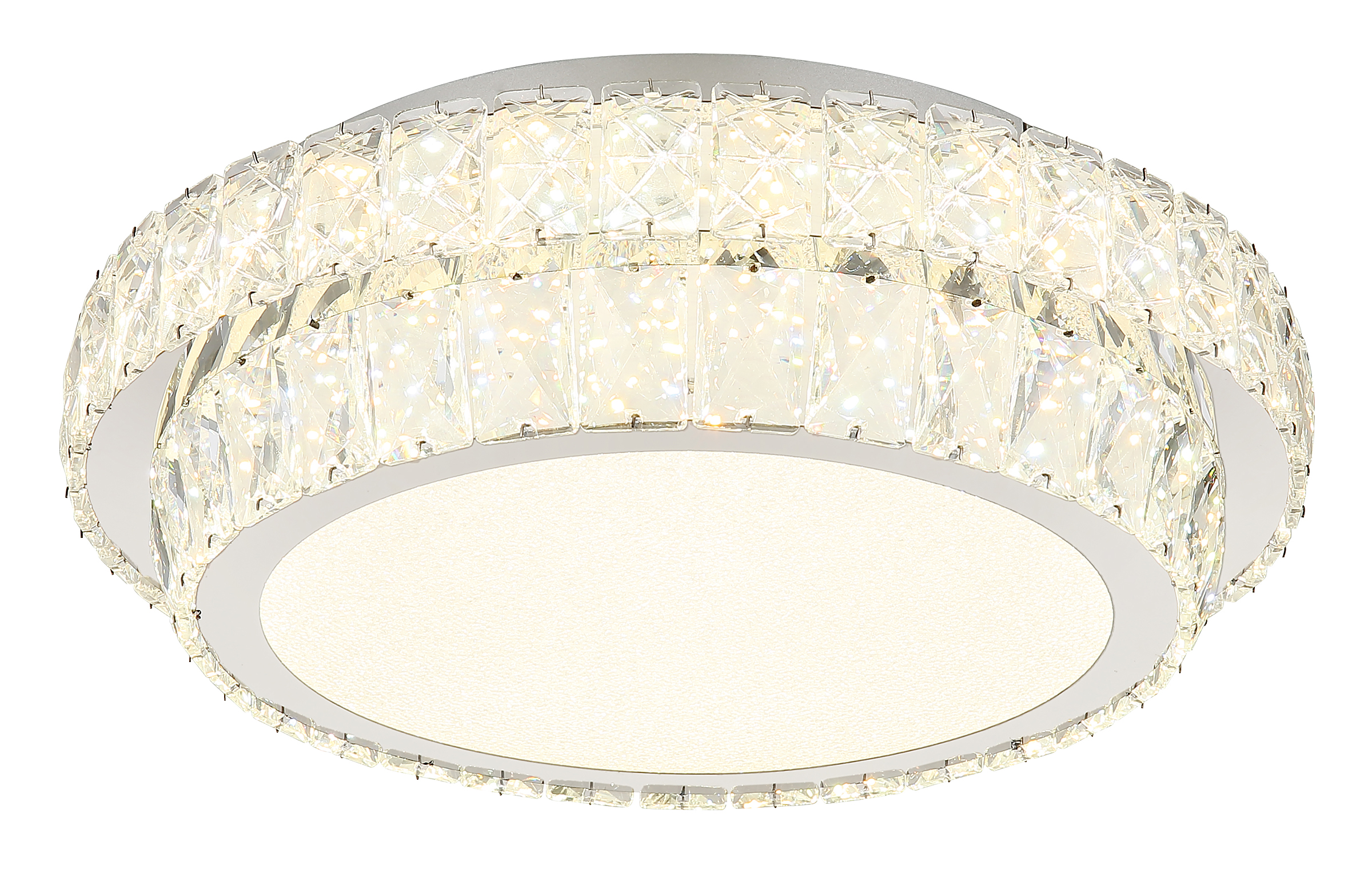 LED ceiling light Klara glass / iron 1-bulb