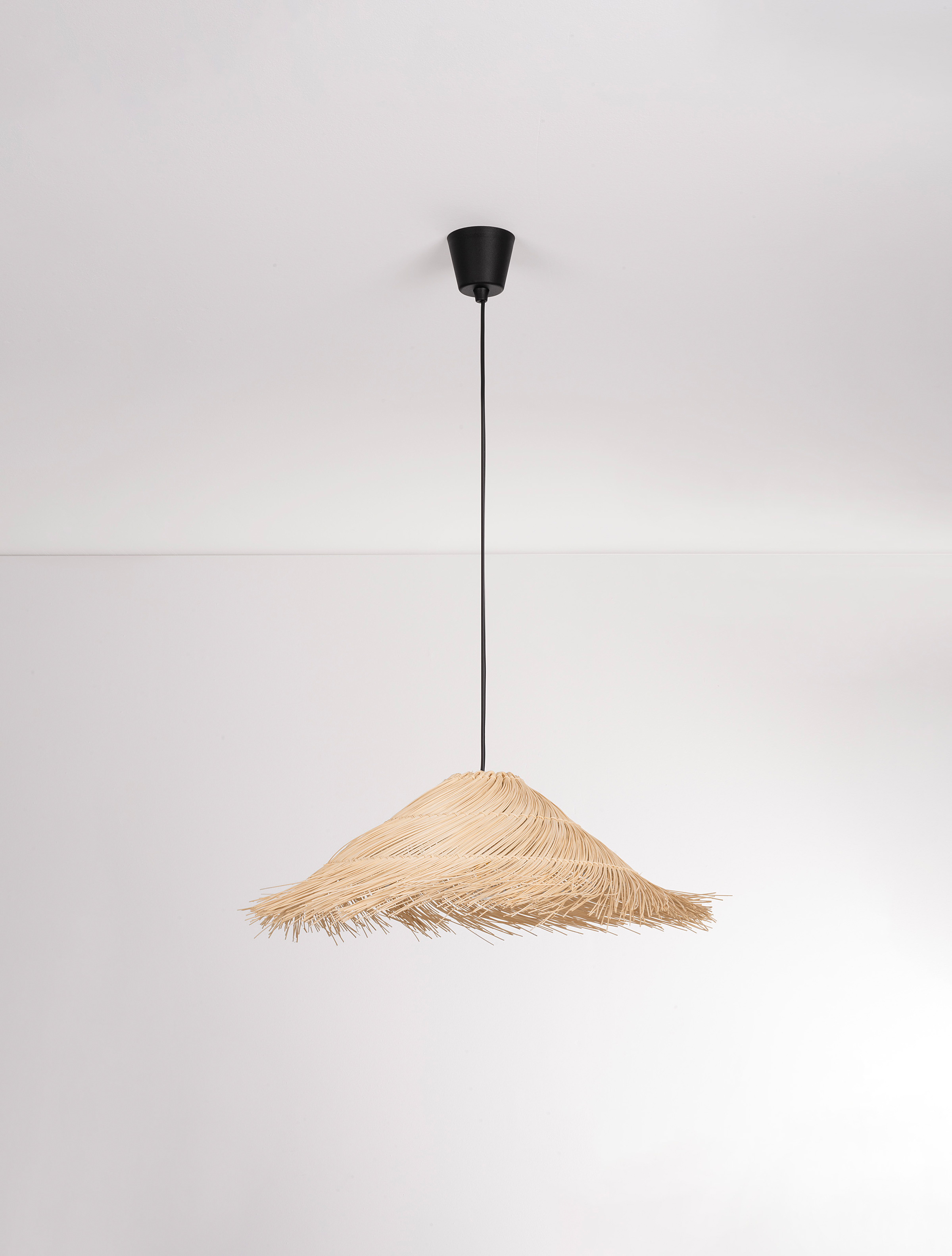 Pendelleuchte Alua Rattan Braun