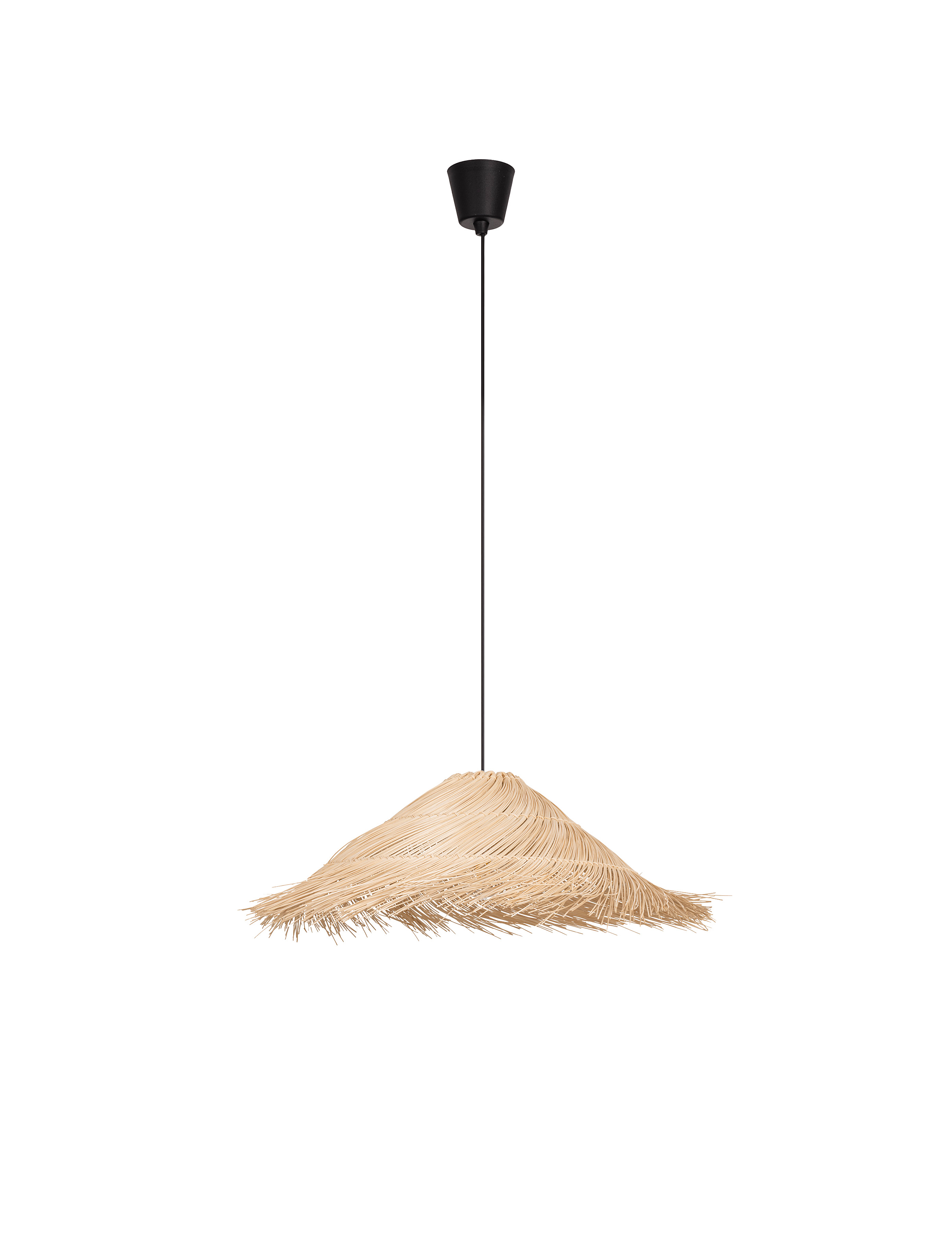 Pendelleuchte Alua Rattan Braun