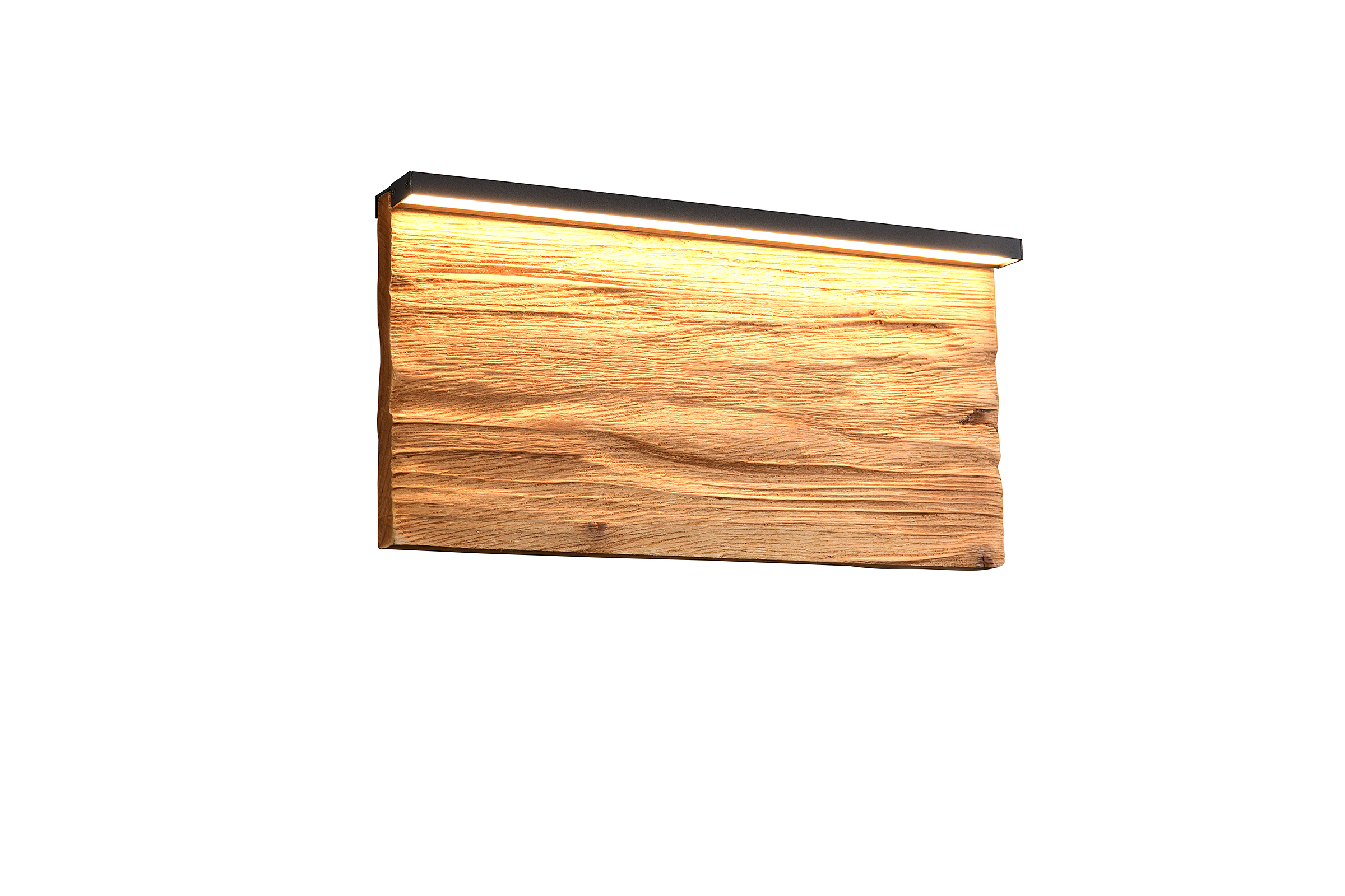 LED wall lamp Kalea pine semi-solid / iron