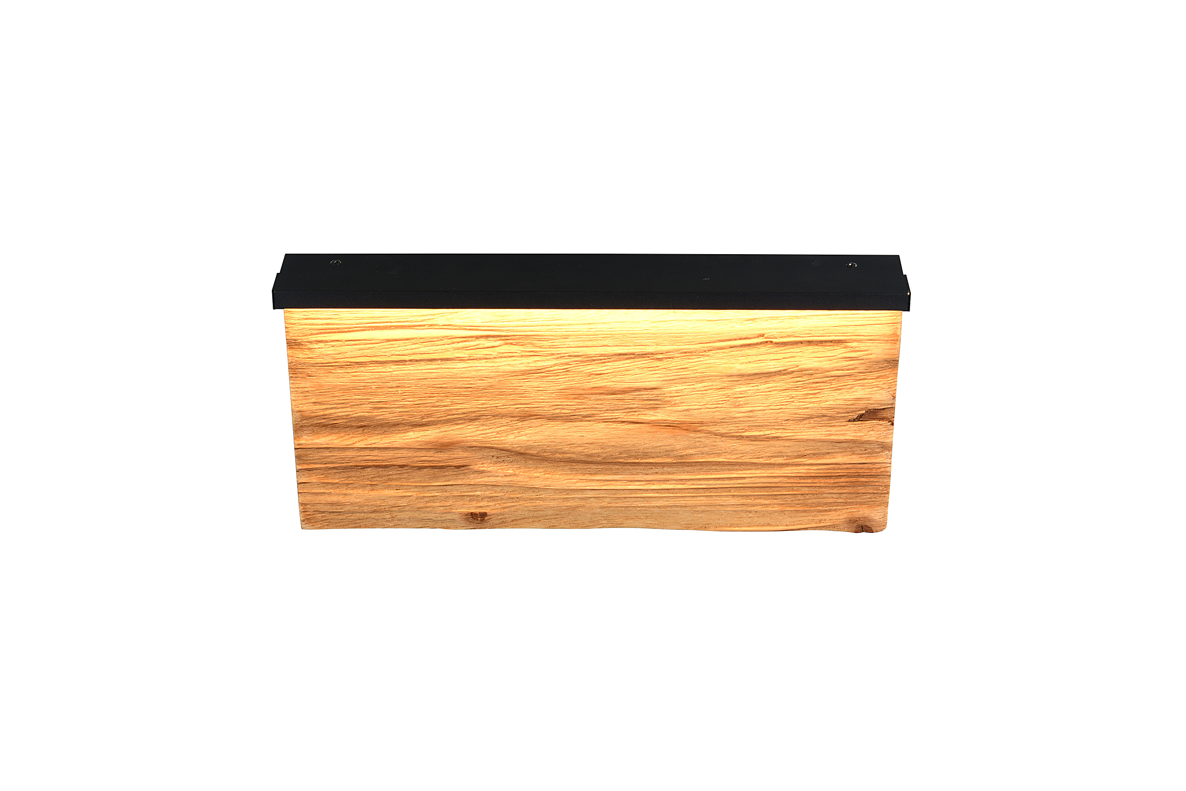 LED wall lamp Kalea pine semi-solid / iron