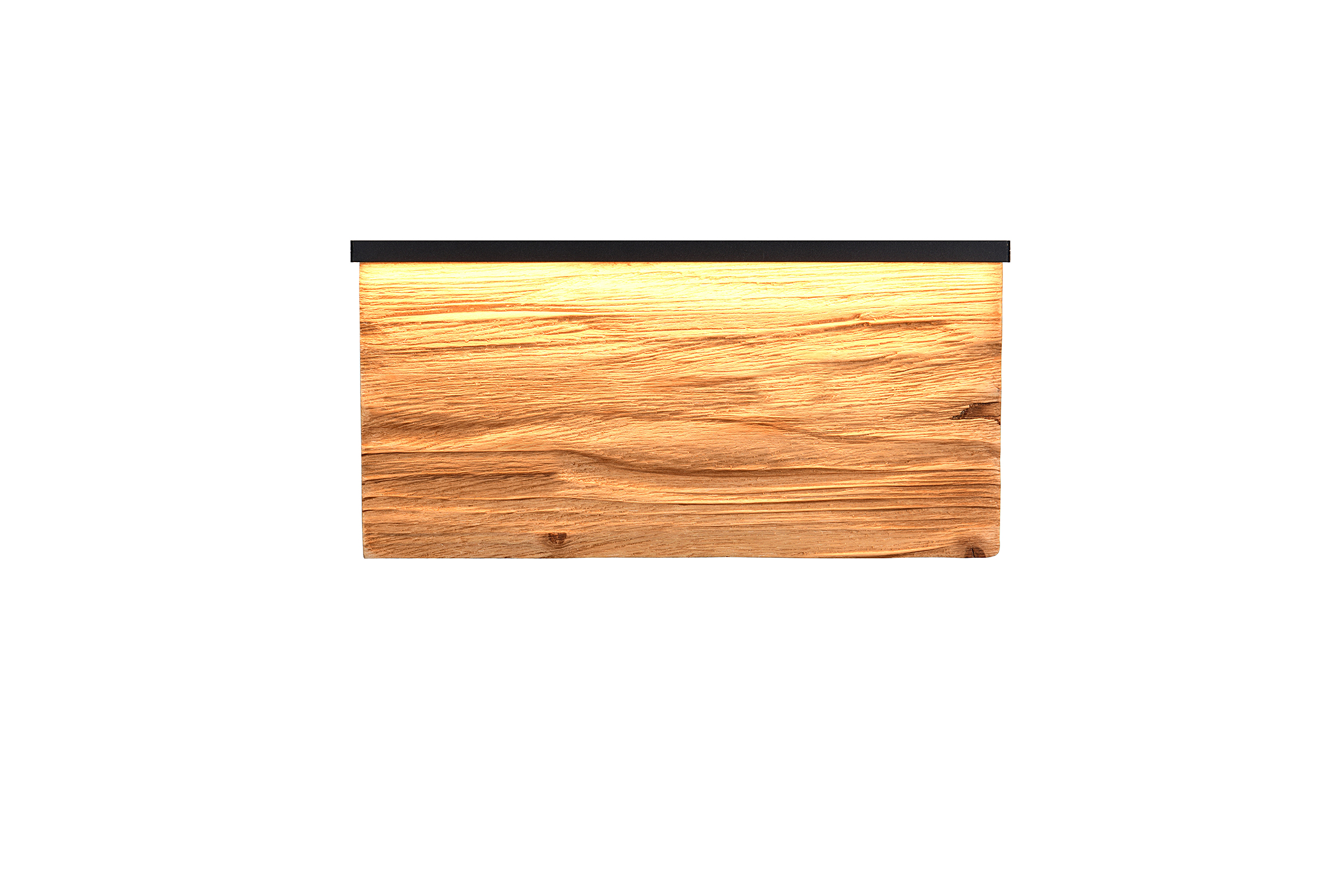 LED wall lamp Kalea pine semi-solid / iron