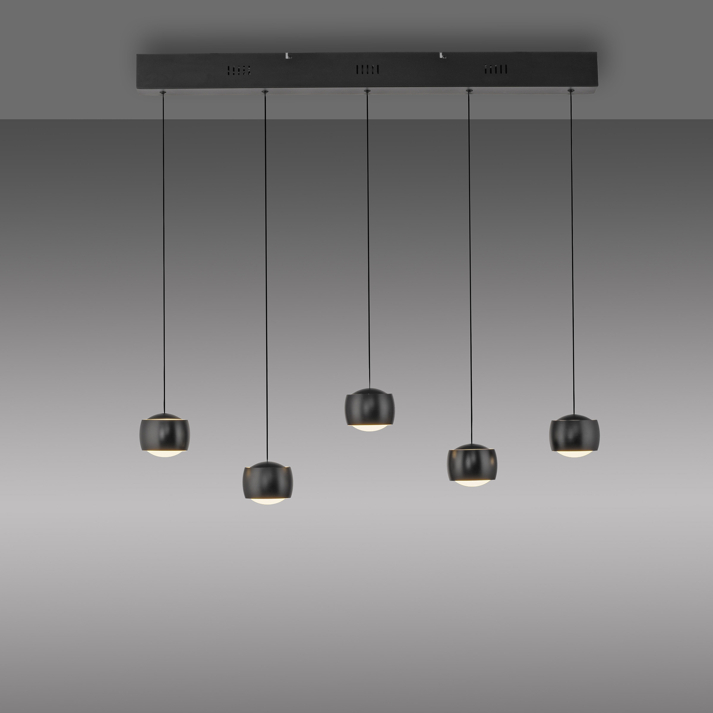 LED Pendant Light Ballini Iron Black