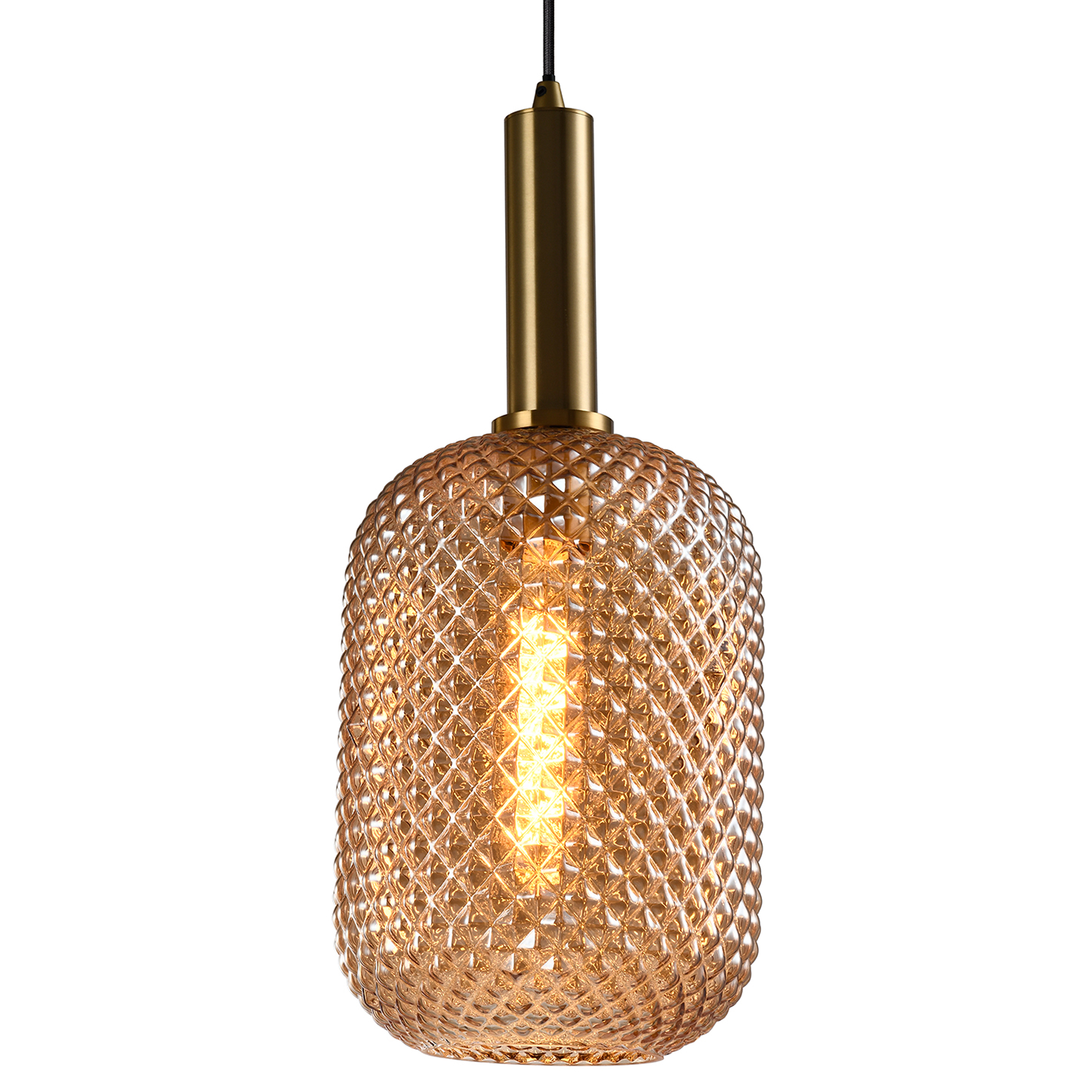LED pendant light 5094 Pigna satin glass / iron