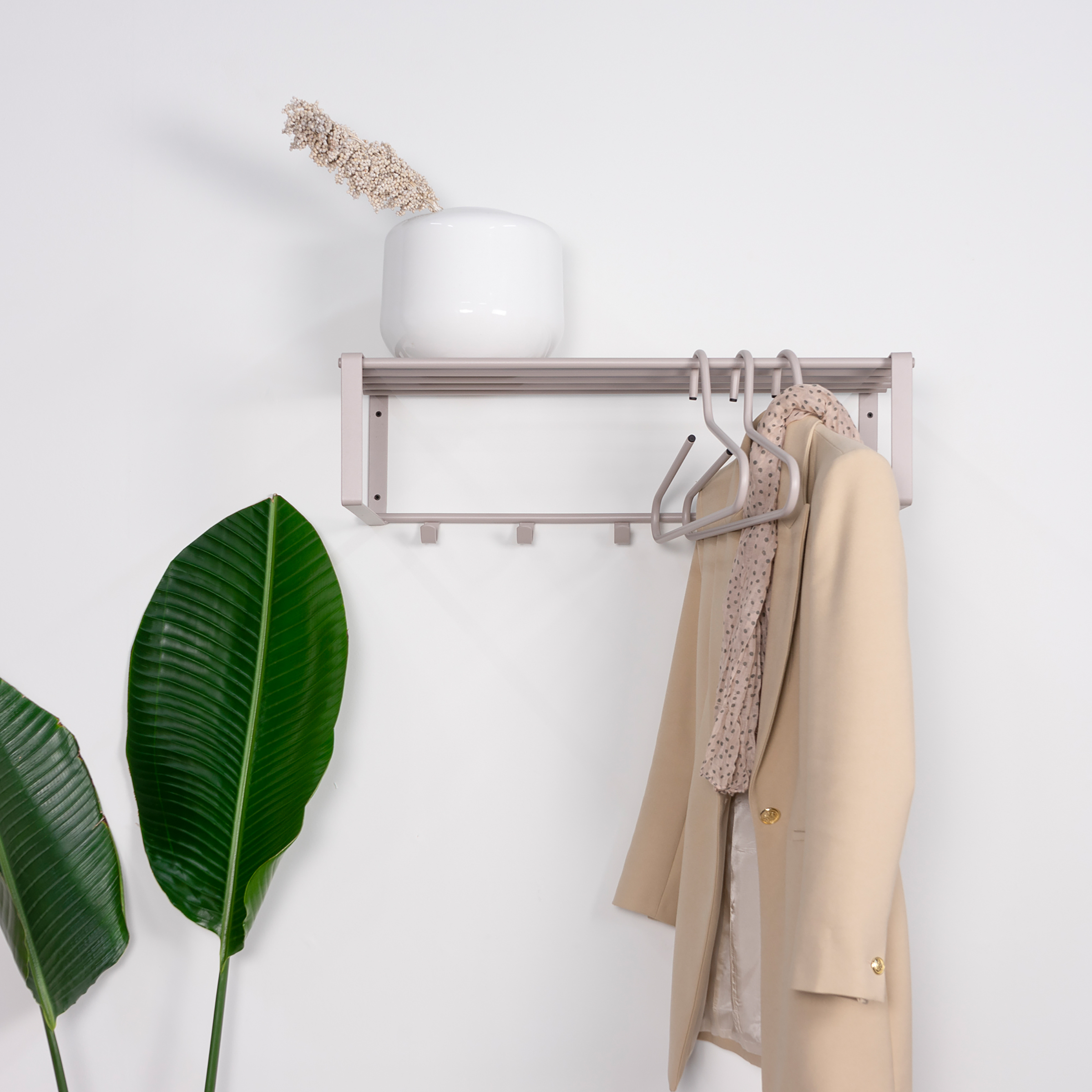 Wandgarderobe Rex 70 cm Sandgrau