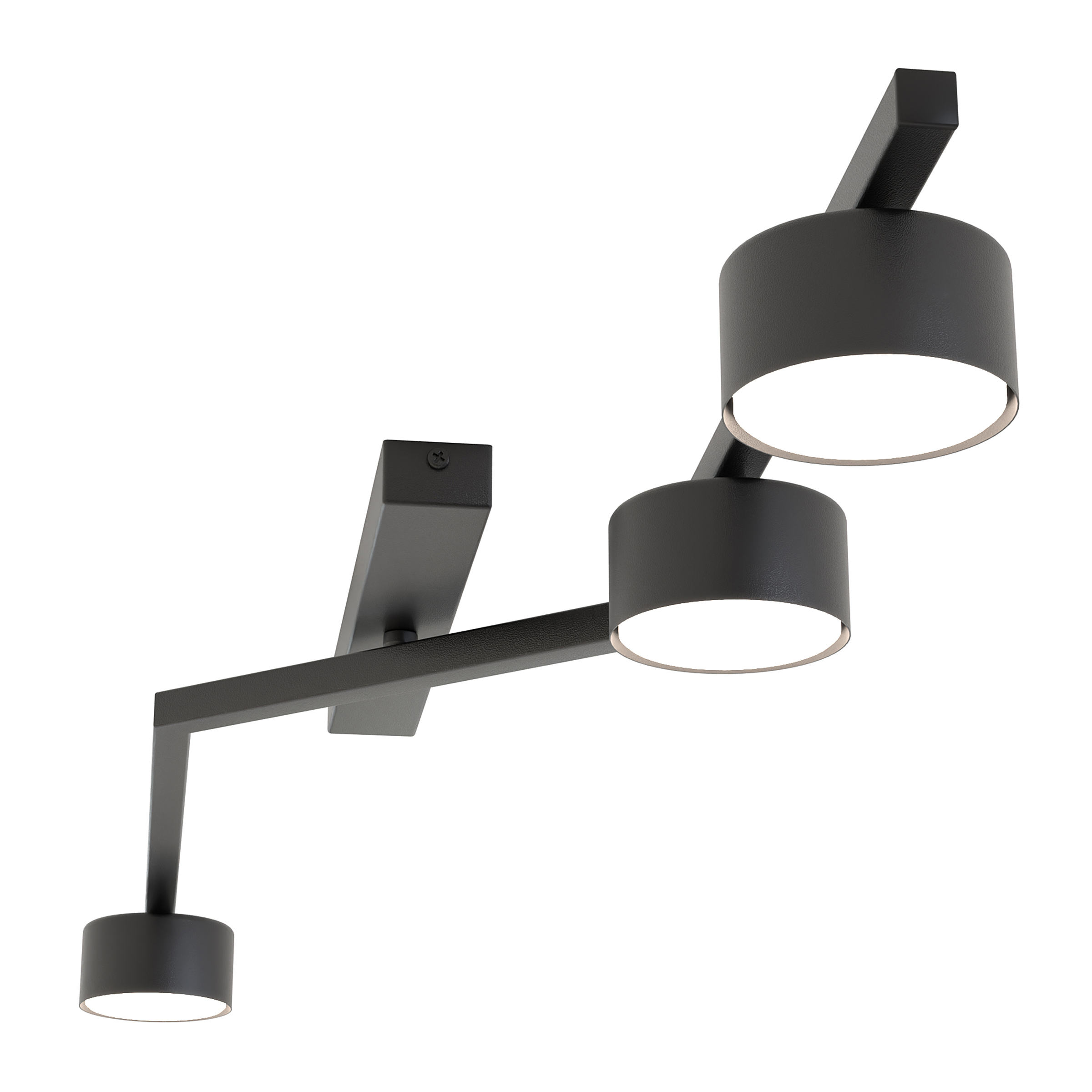 Ceiling Lamp Skan Steel Black
