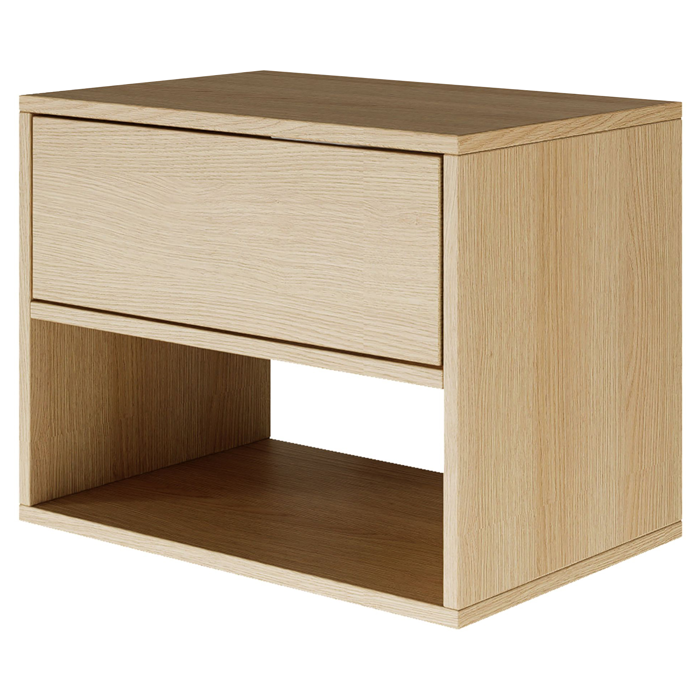 Floating nightstand Framme with compartment