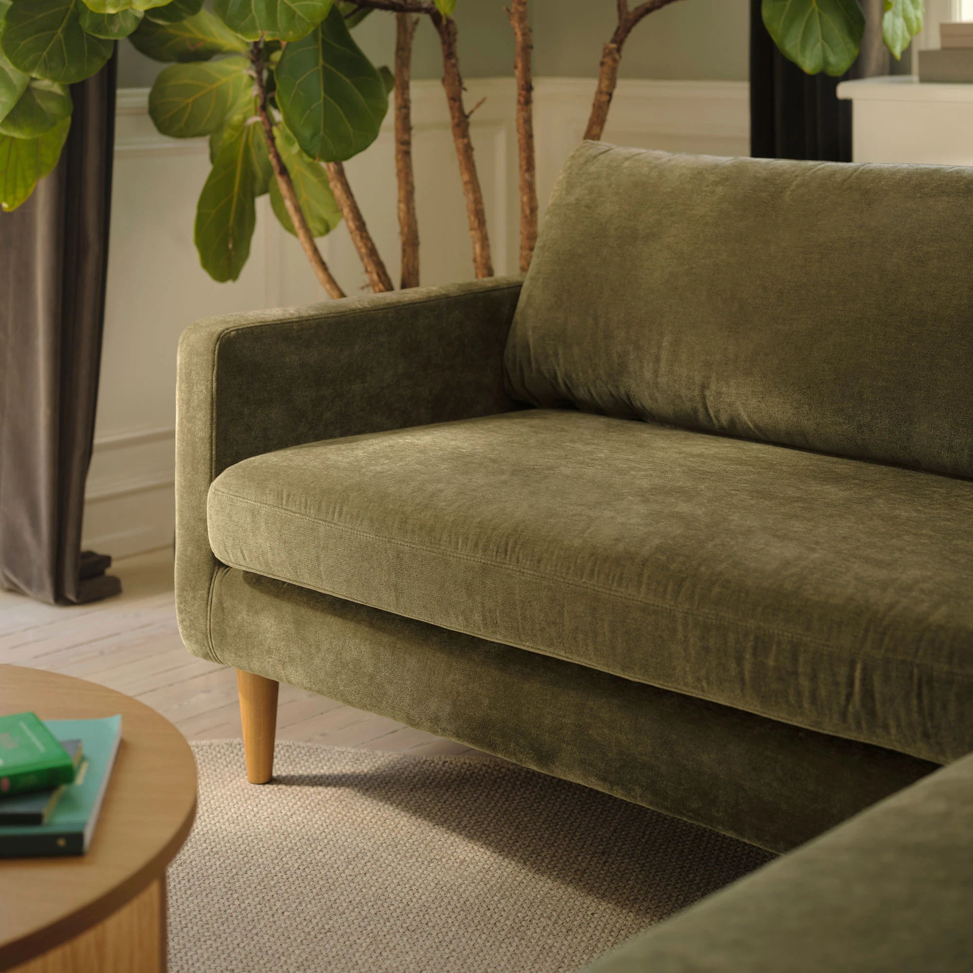 Astha Ecksofa Rechts Moss Olive