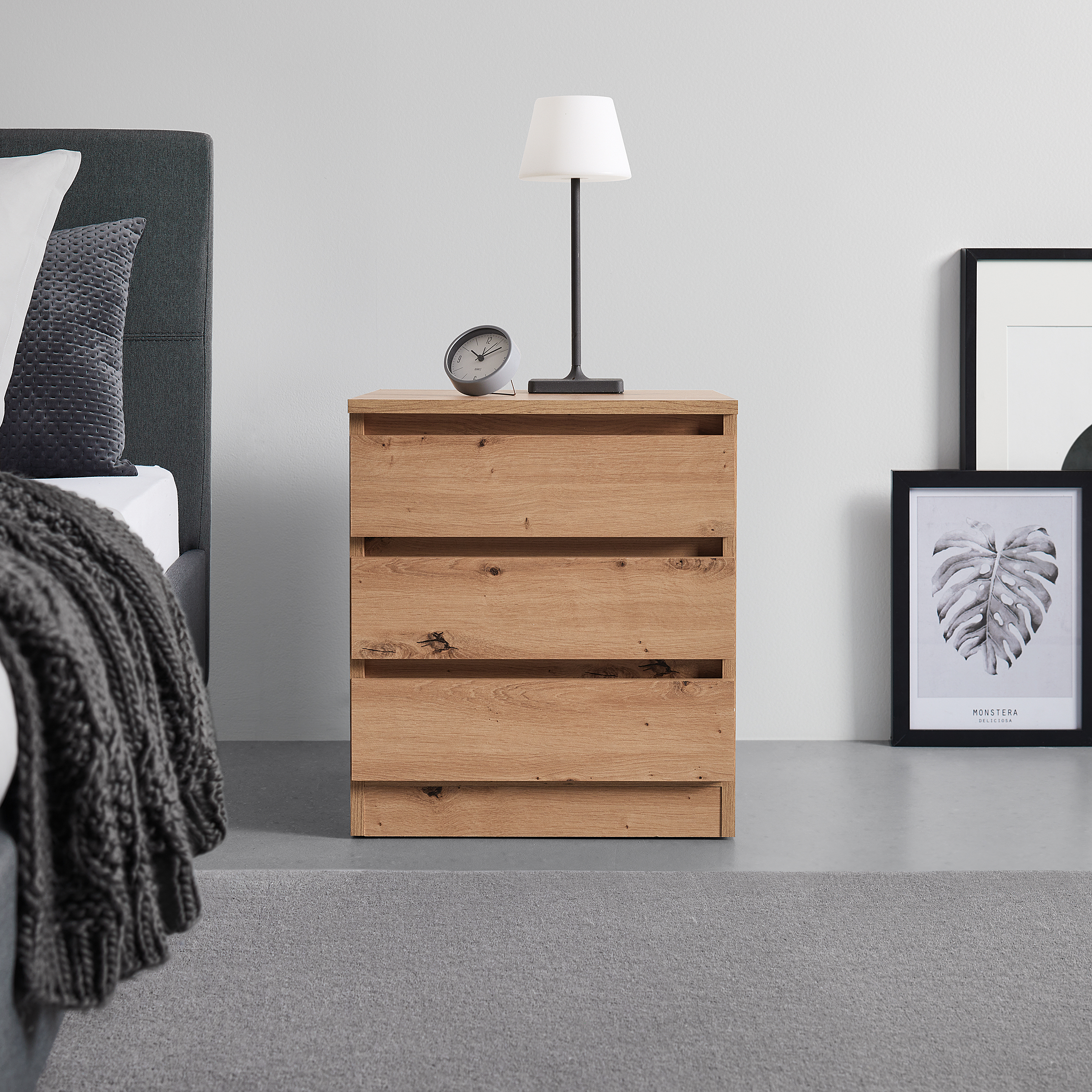 Nachtkommode Maloca Eiche Artisan Dekor