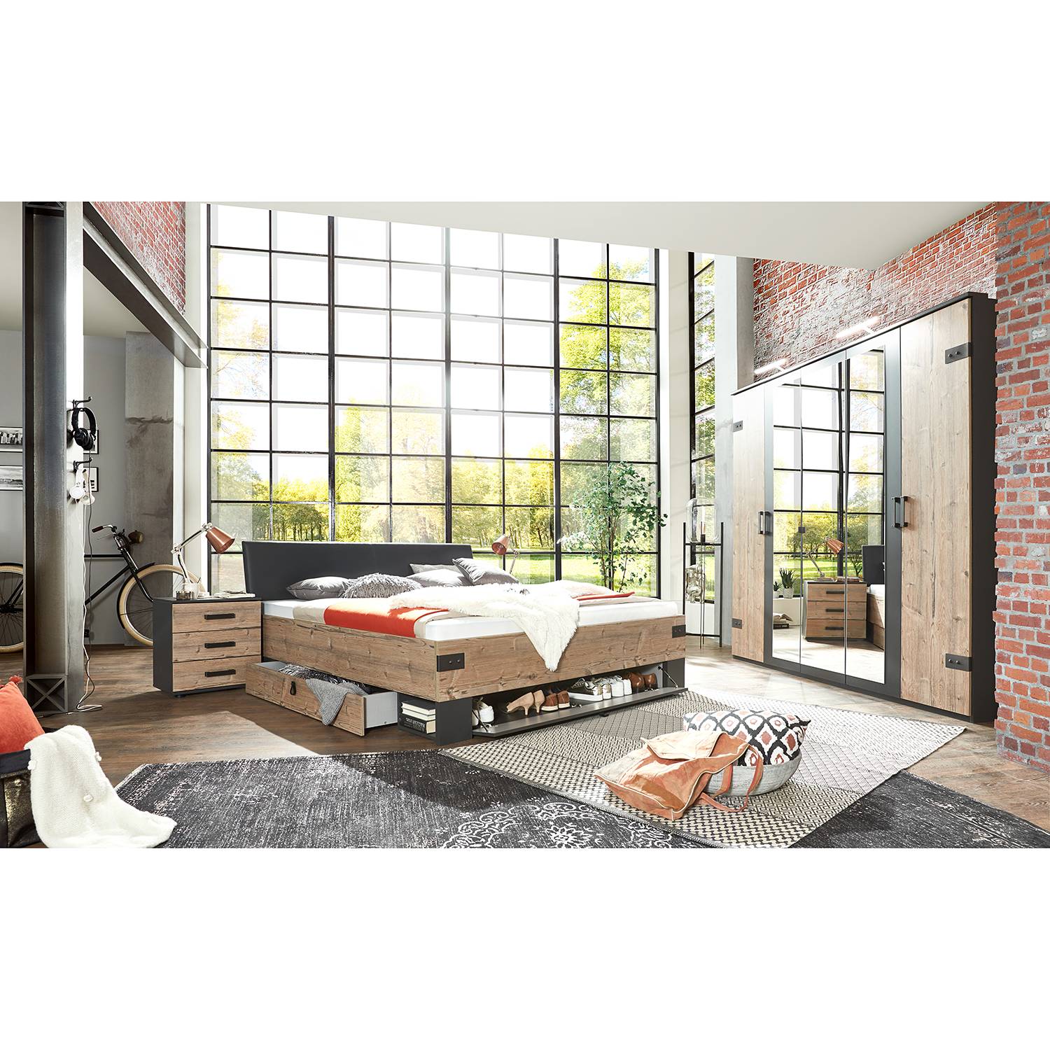 Kommode Stockholm I Braun Holzwerkstoff 52 x 58 x 38 cm